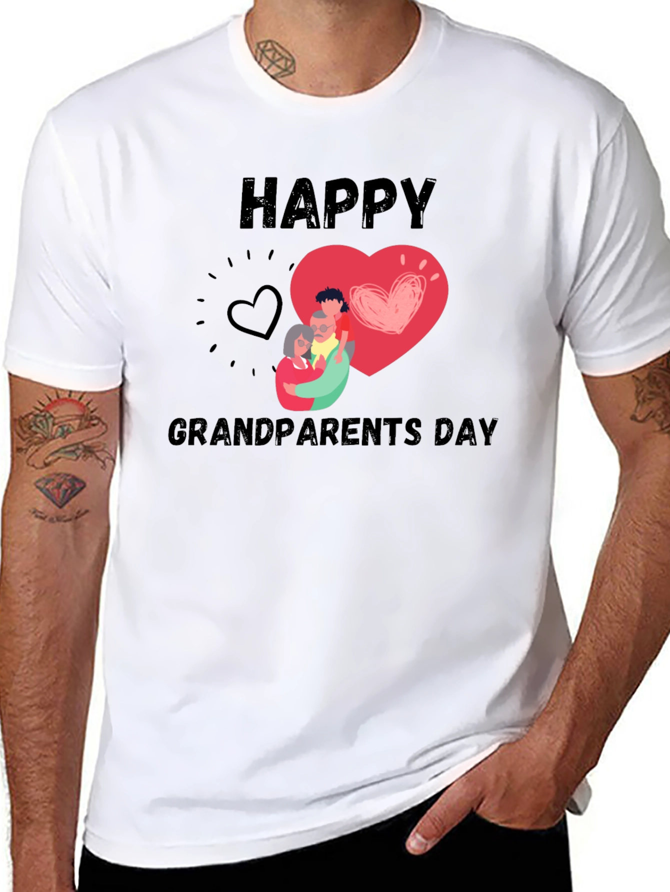 Happy Grandparents Day Graphic T-Shirt