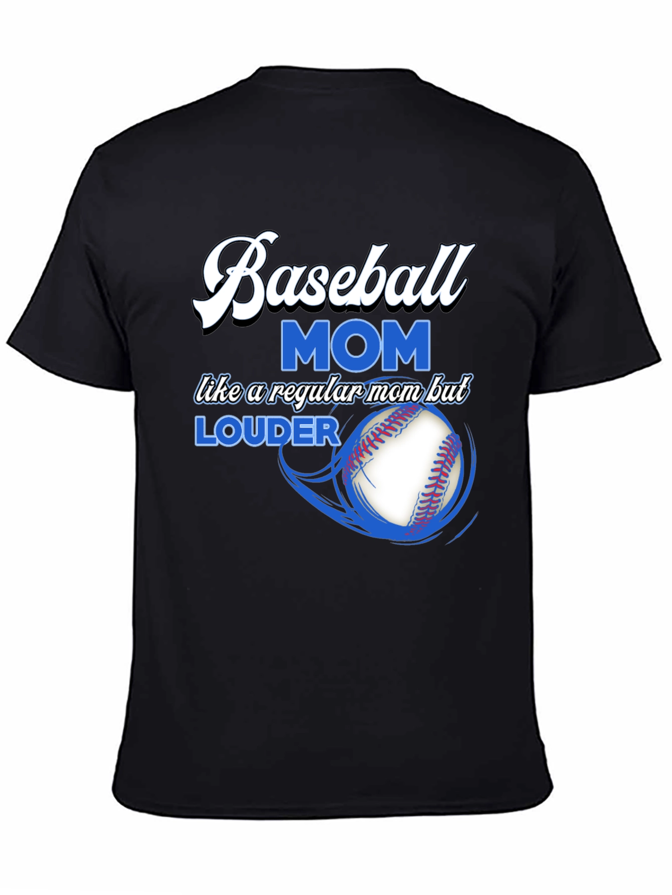 Baseball Mom T-Shirt: Loud & Proud Fan Apparel