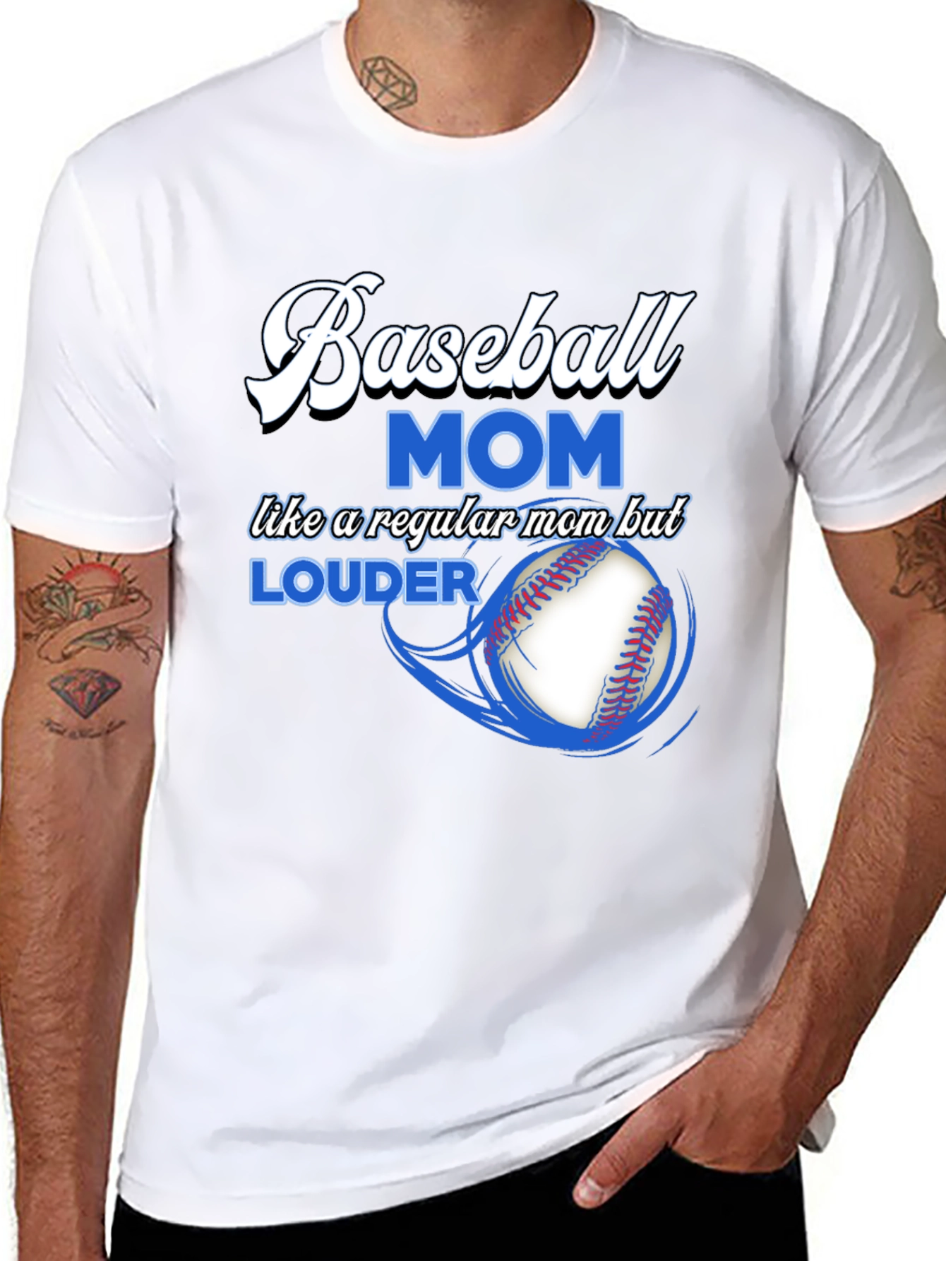 Baseball Mom T-Shirt: Loud & Proud Fan Apparel