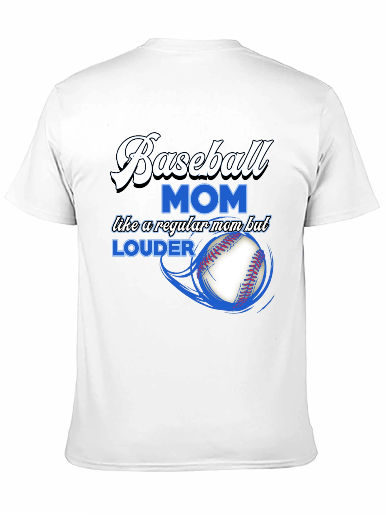 Baseball Mom T-Shirt: Loud & Proud Fan Apparel