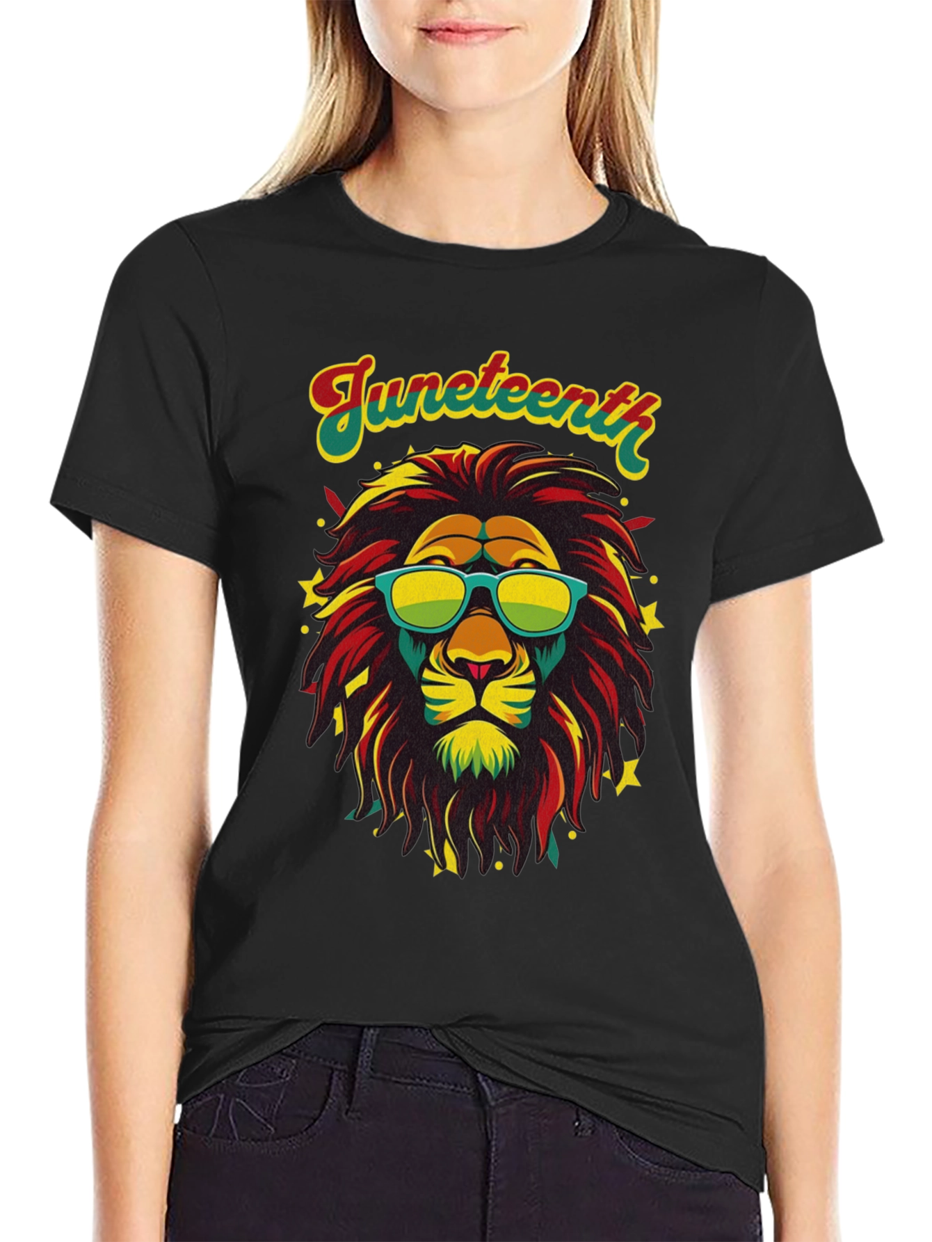 Juneteenth Lion Graphic Tee