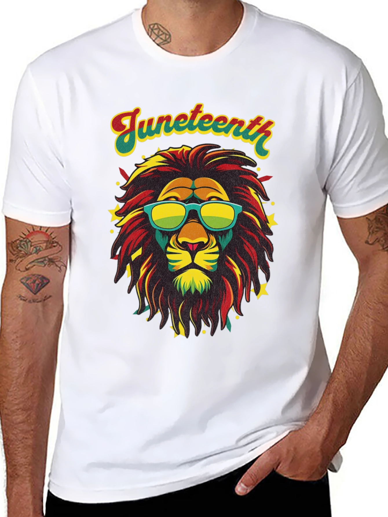 Juneteenth Lion Graphic Tee