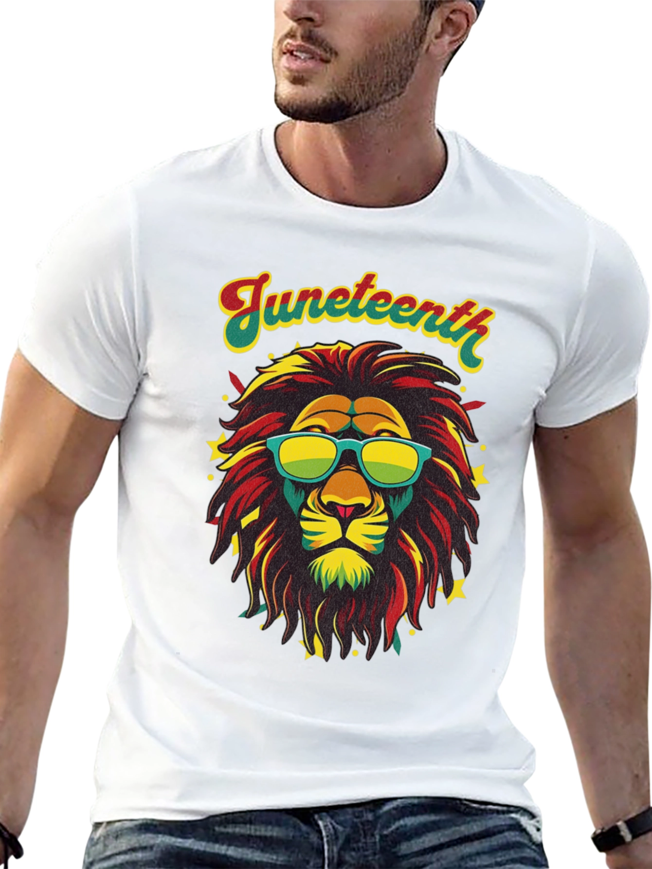 Juneteenth Lion Graphic Tee
