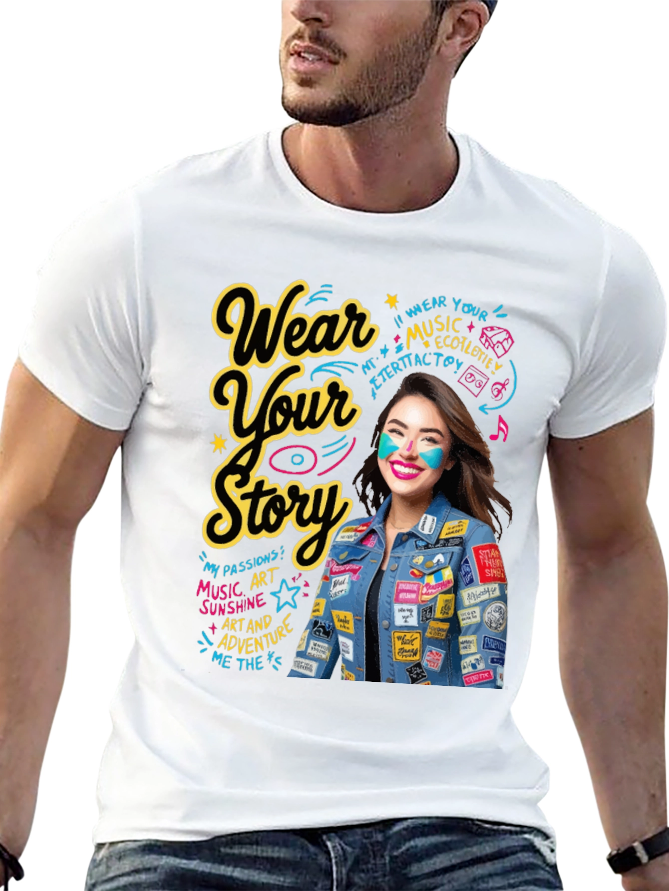 Wear Your Story Graphic Tee - Express Yourself!