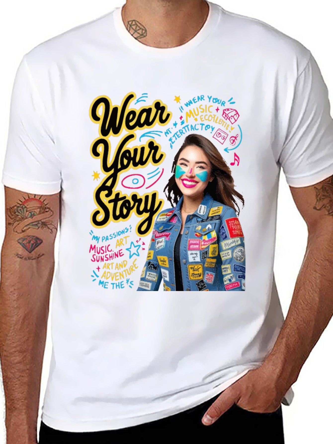 Wear Your Story Graphic Tee - Express Yourself!