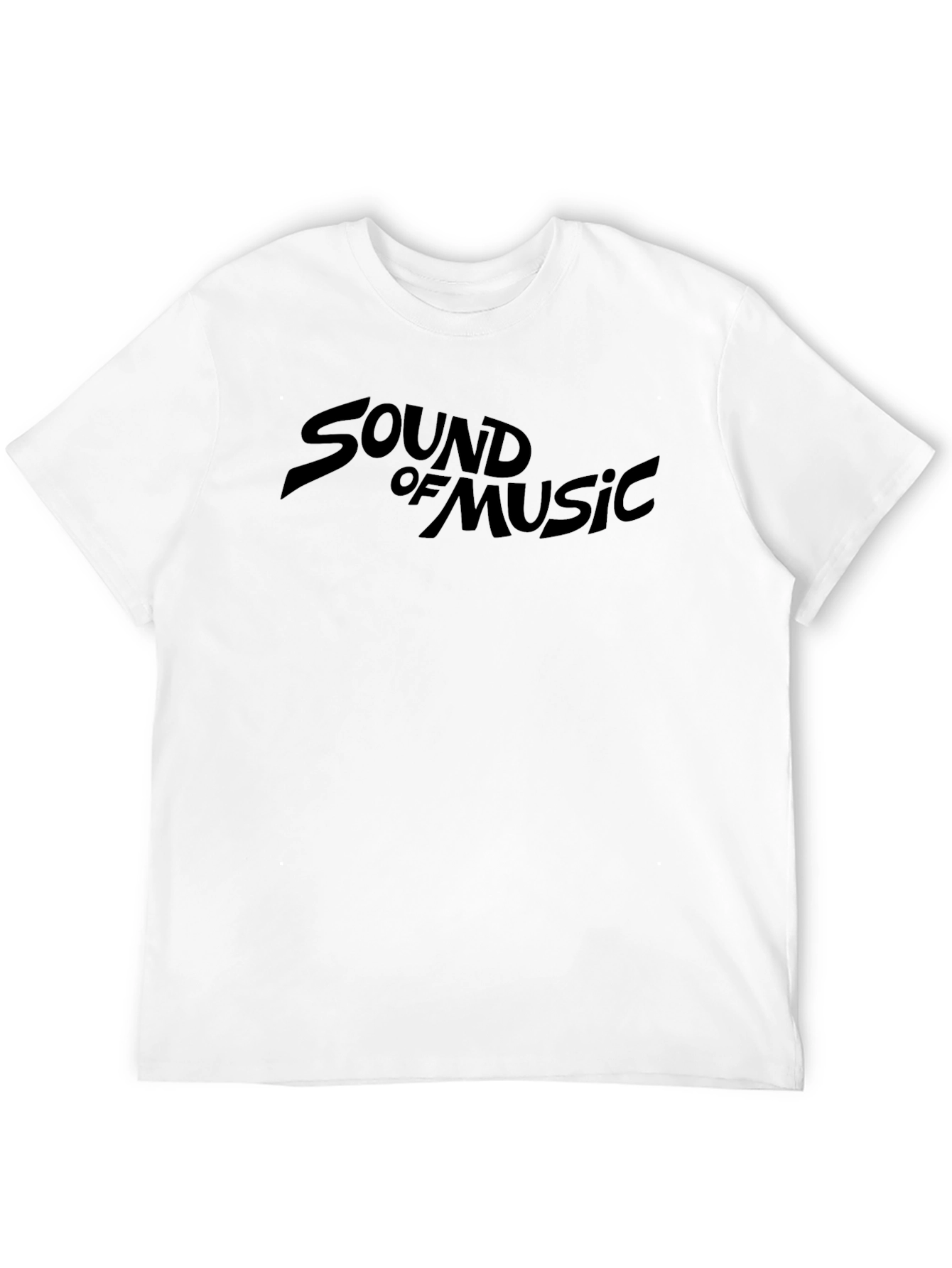 Sound of Music Black Graphic Tee - Retro Style