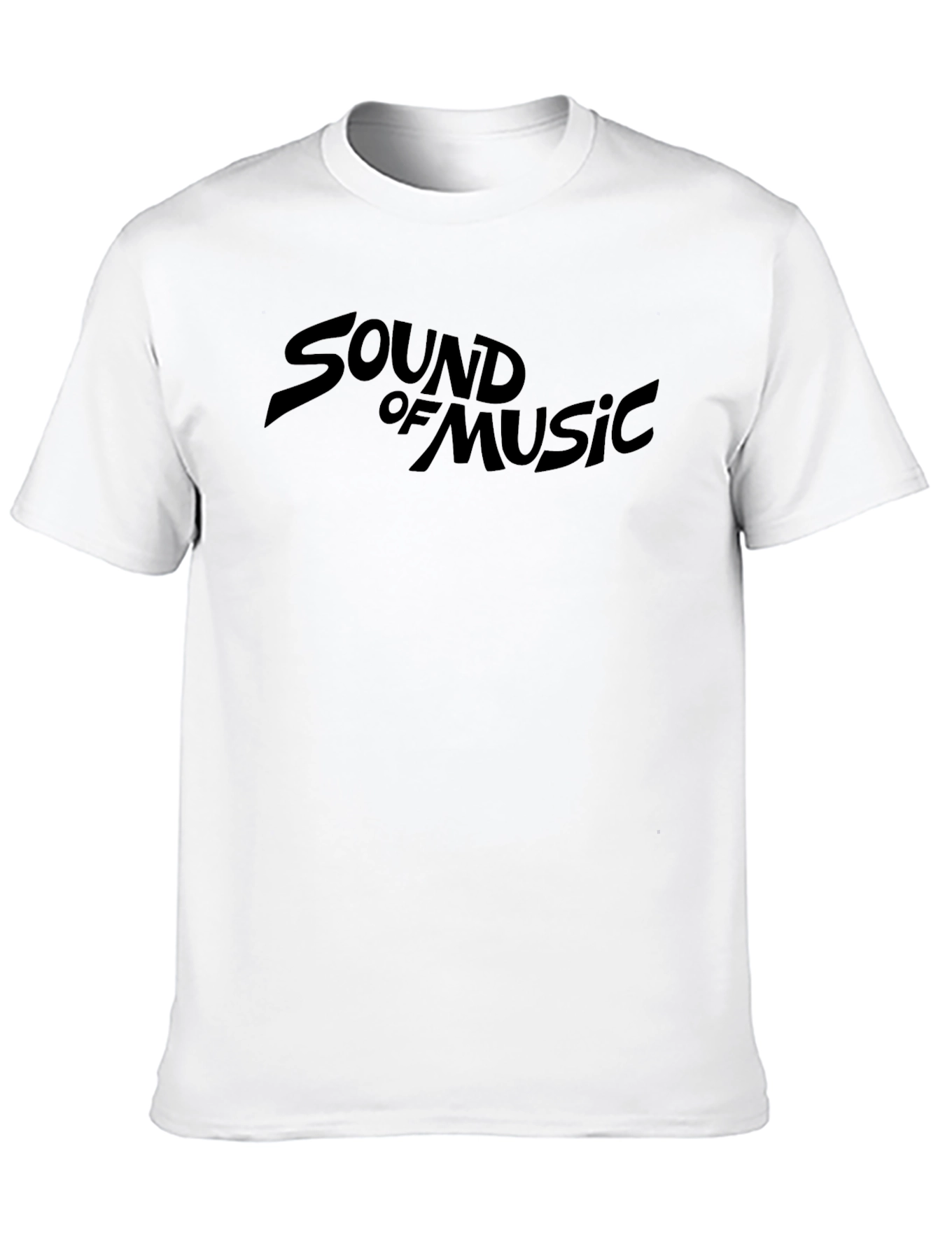 Sound of Music Black Graphic Tee - Retro Style