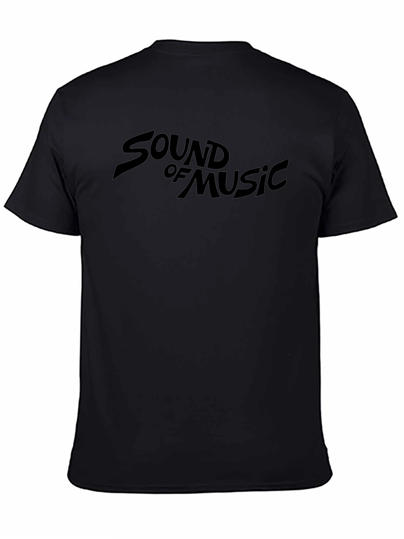 Sound of Music Black Graphic Tee - Retro Style