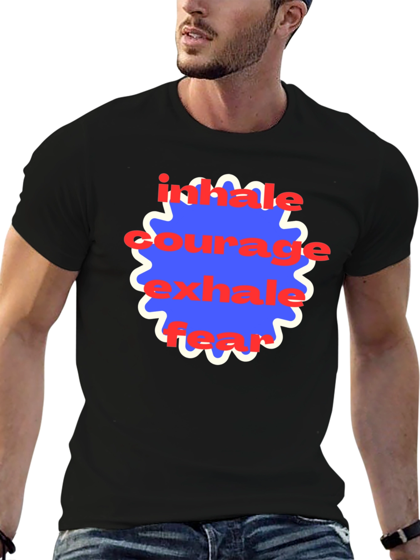 Inhale Courage Graphic T-Shirt