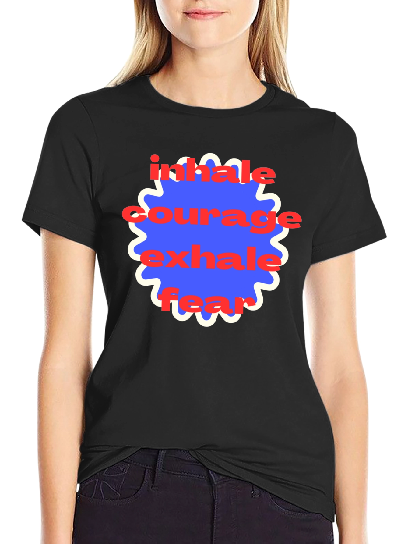 Inhale Courage Graphic T-Shirt