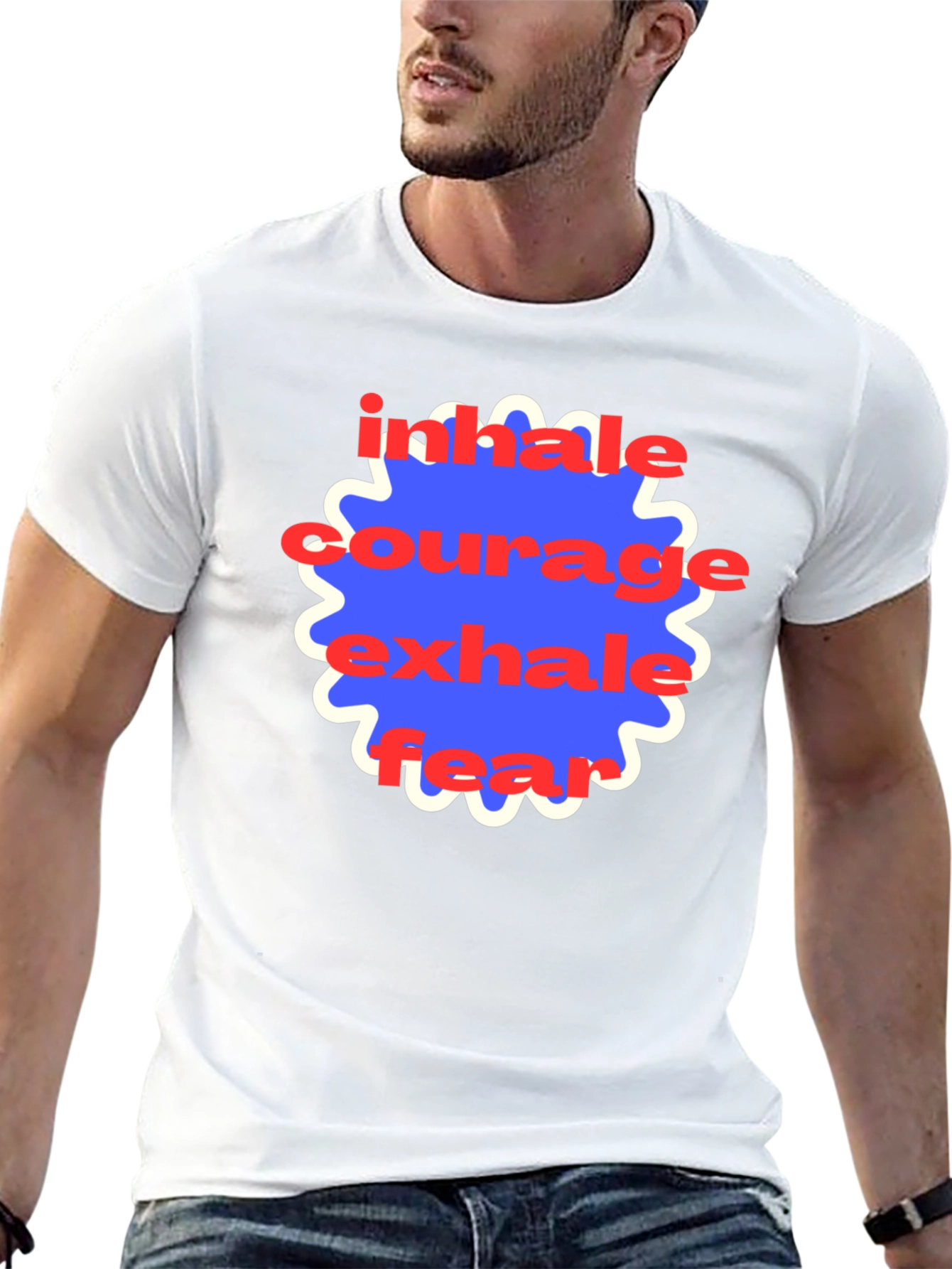 Inhale Courage Graphic T-Shirt