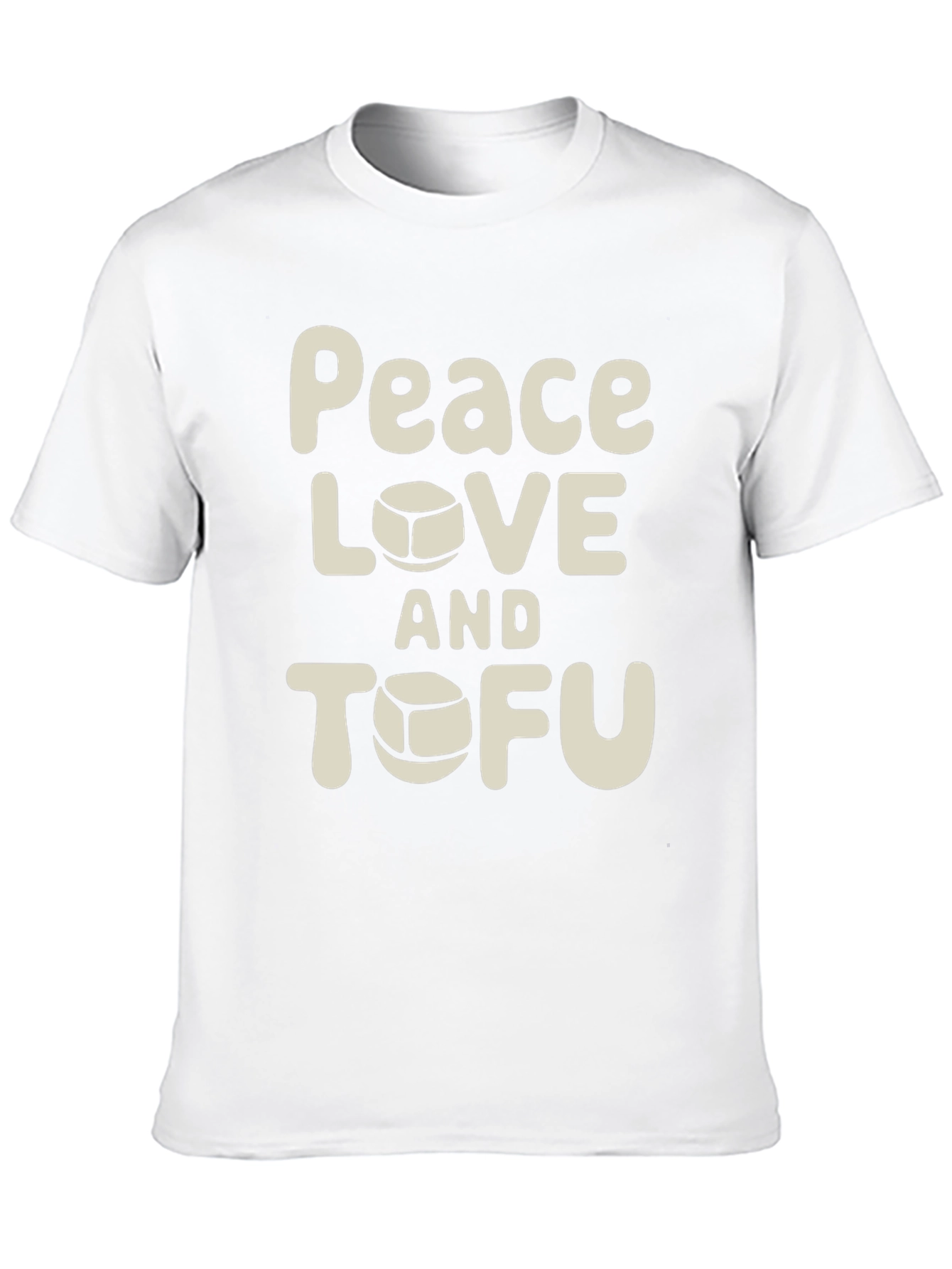 Peace Love and Tofu Graphic T-Shirt