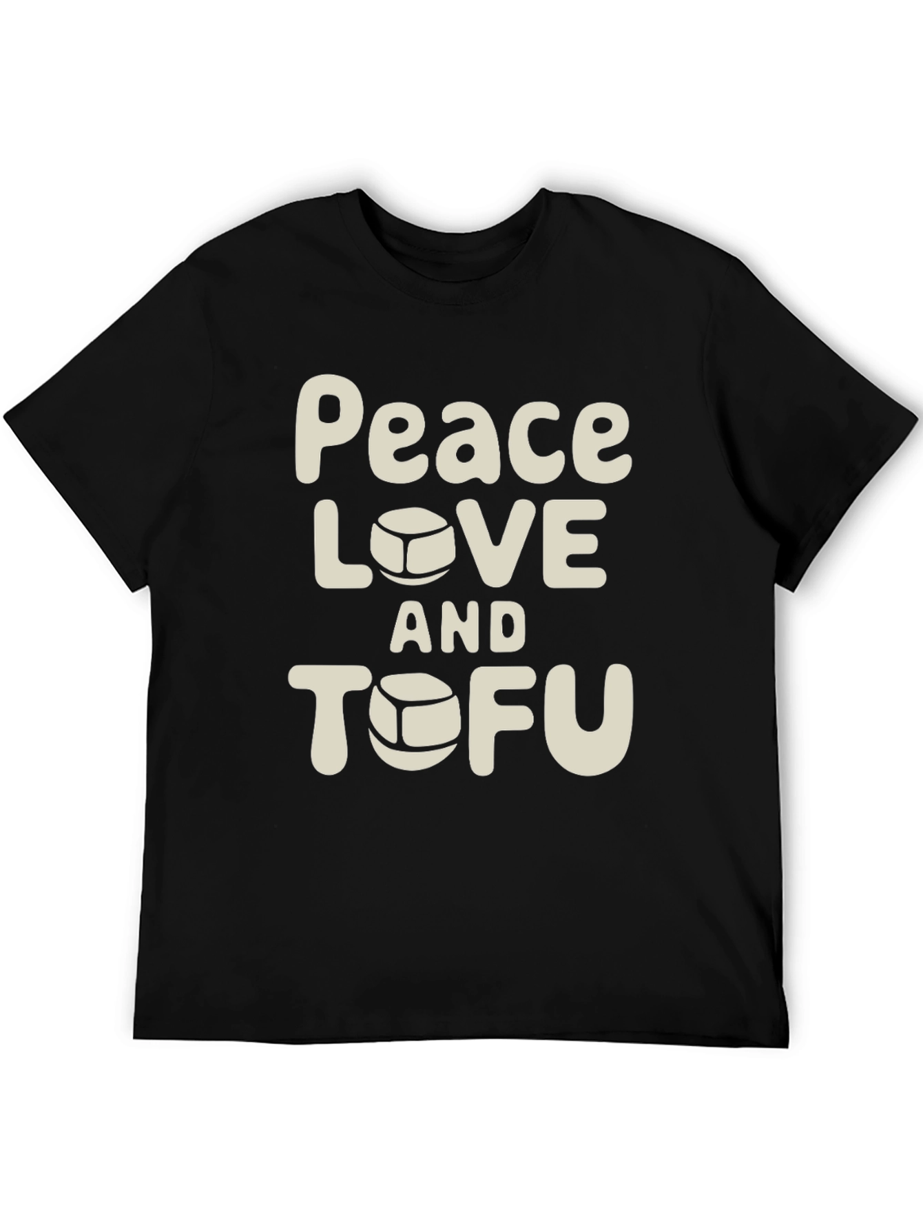 Peace Love and Tofu Graphic T-Shirt