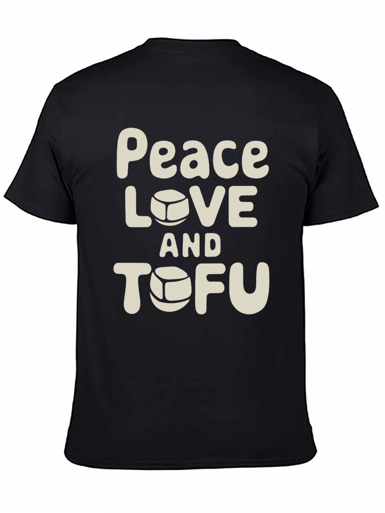 Peace Love and Tofu Graphic T-Shirt