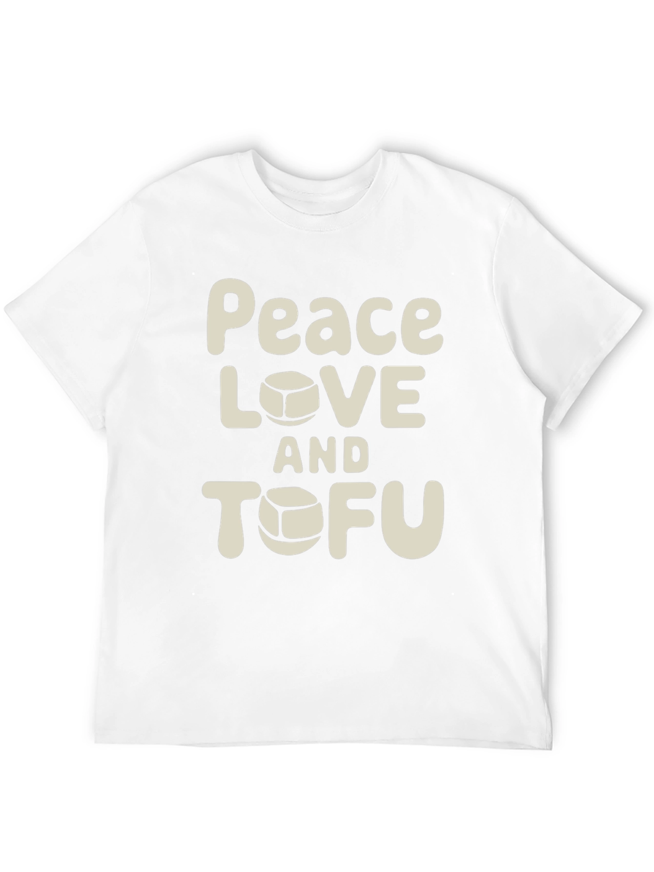 Peace Love and Tofu Graphic T-Shirt
