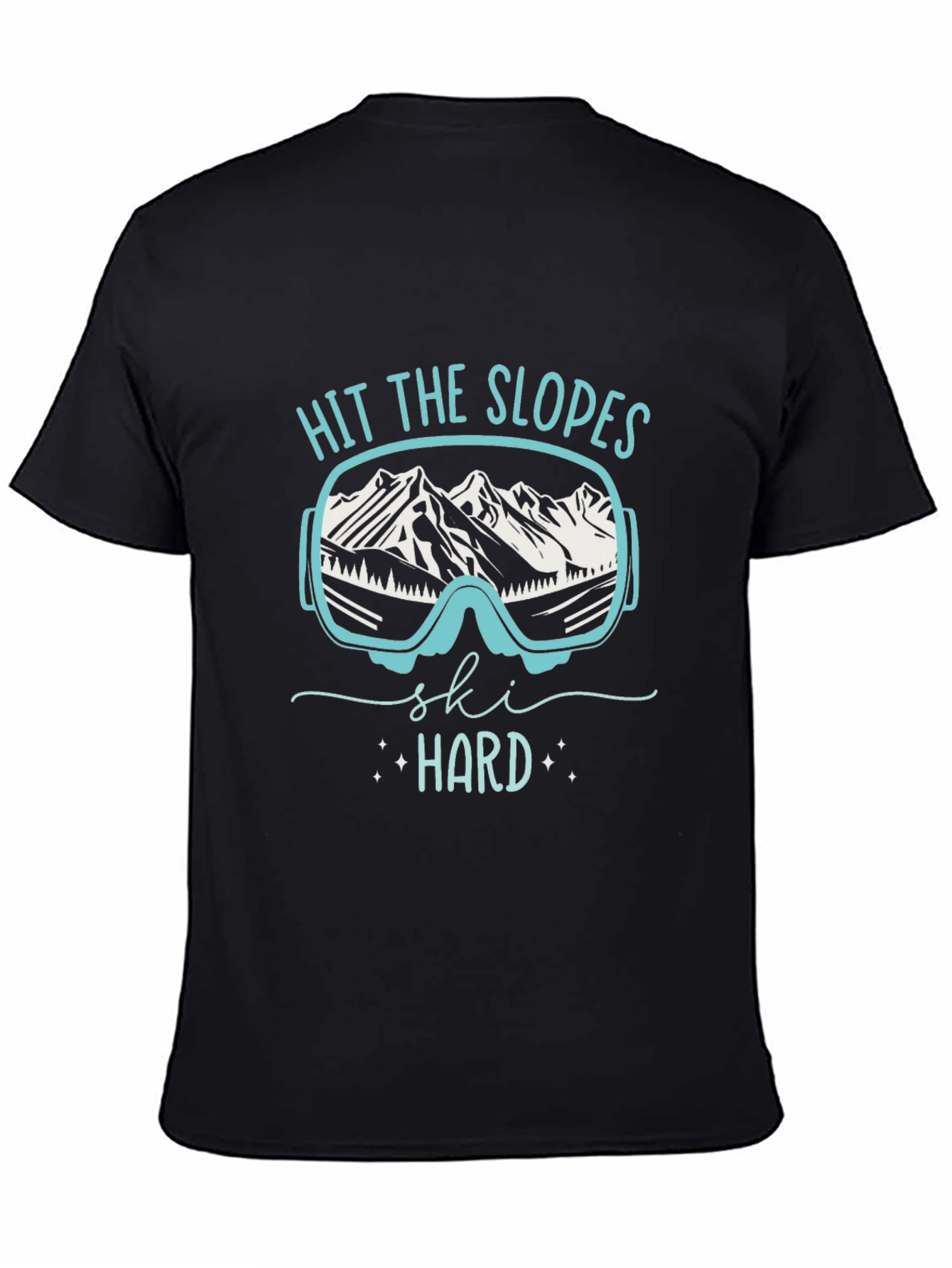 Hit The Slopes Ski Hard T-Shirt