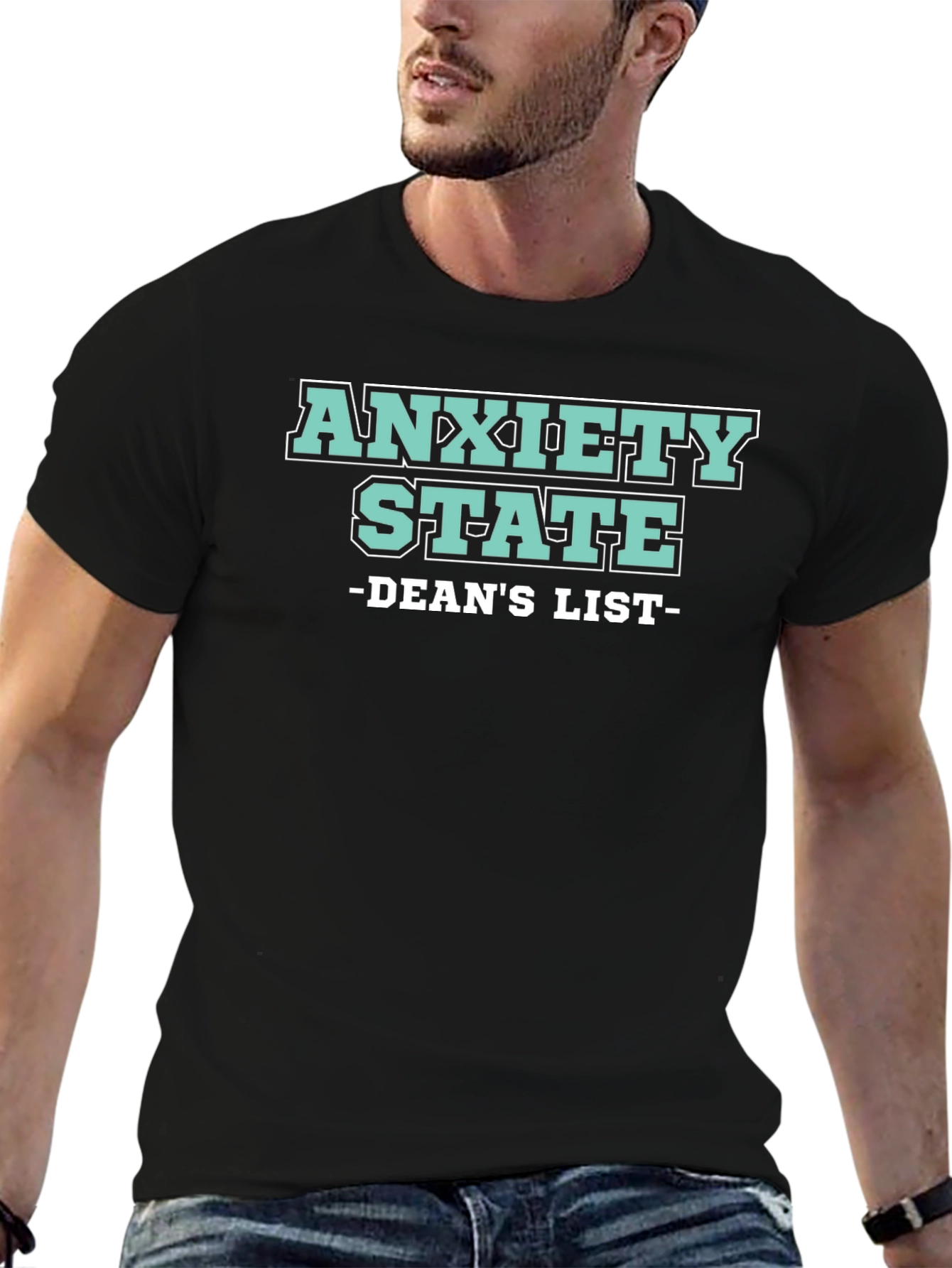Anxiety State Deans List Graphic T-Shirt