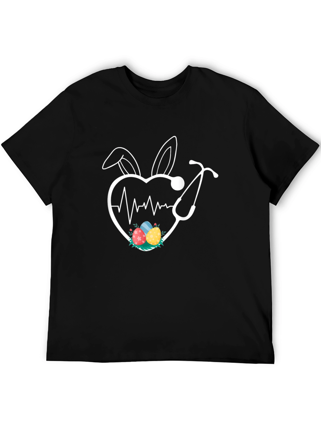 Easter Nurse Heartbeat T-Shirt