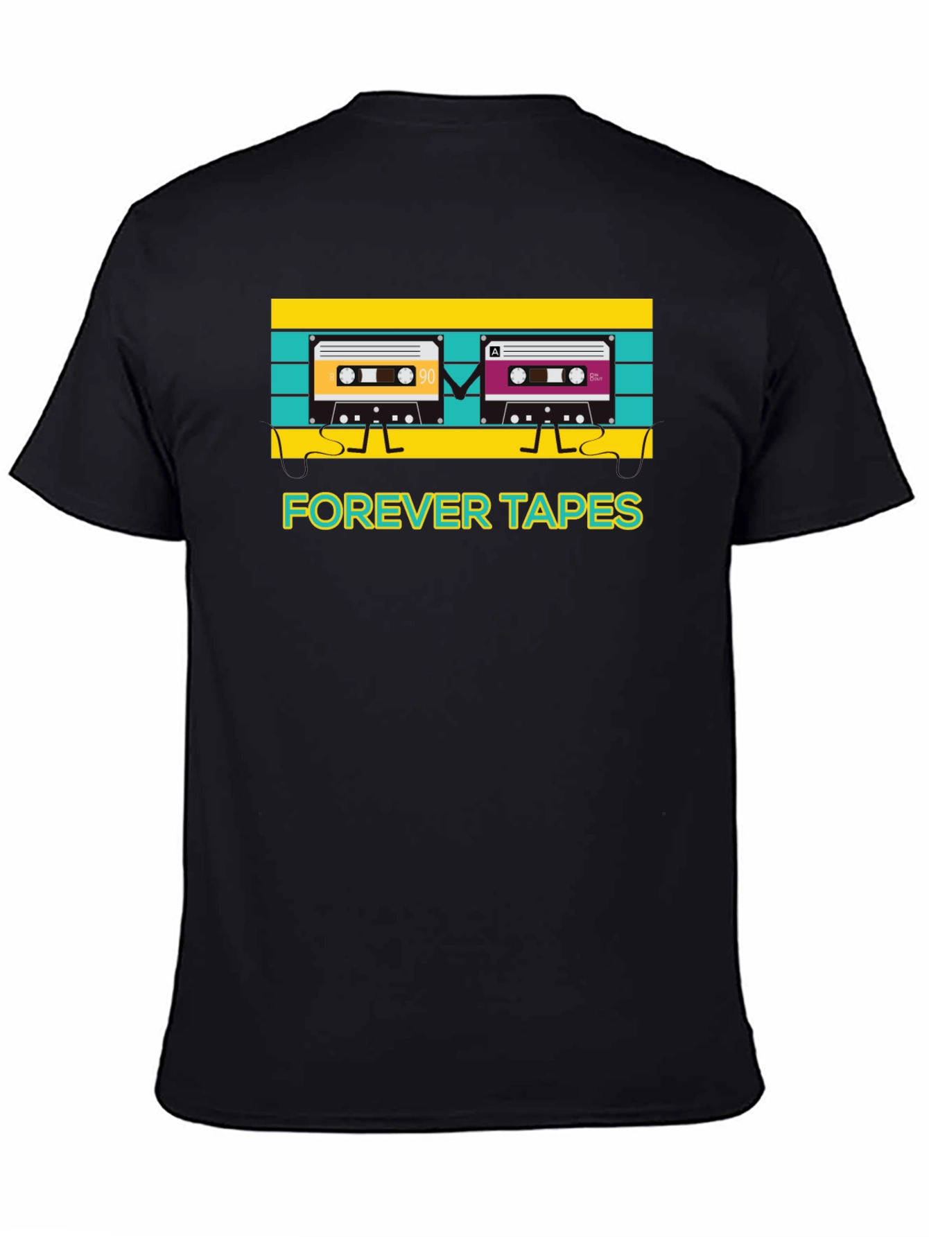 Retro Forever Tapes Graphic T-Shirt