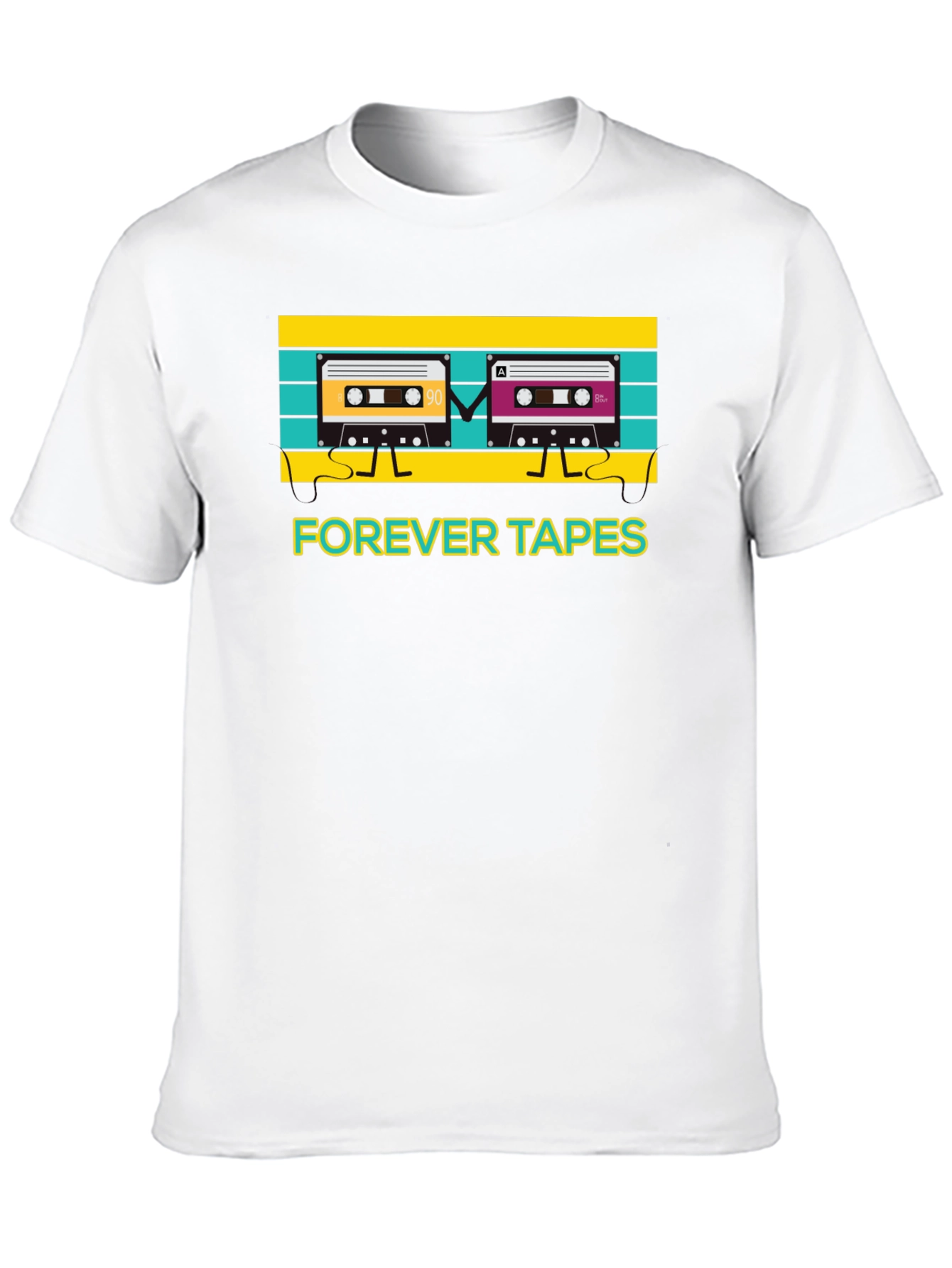 Retro Forever Tapes Graphic T-Shirt