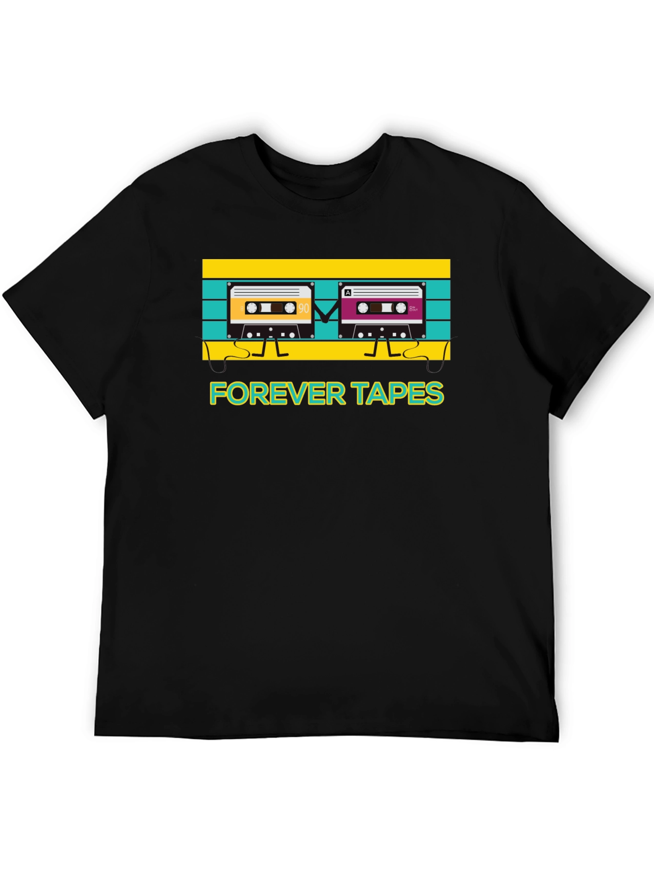 Retro Forever Tapes Graphic T-Shirt