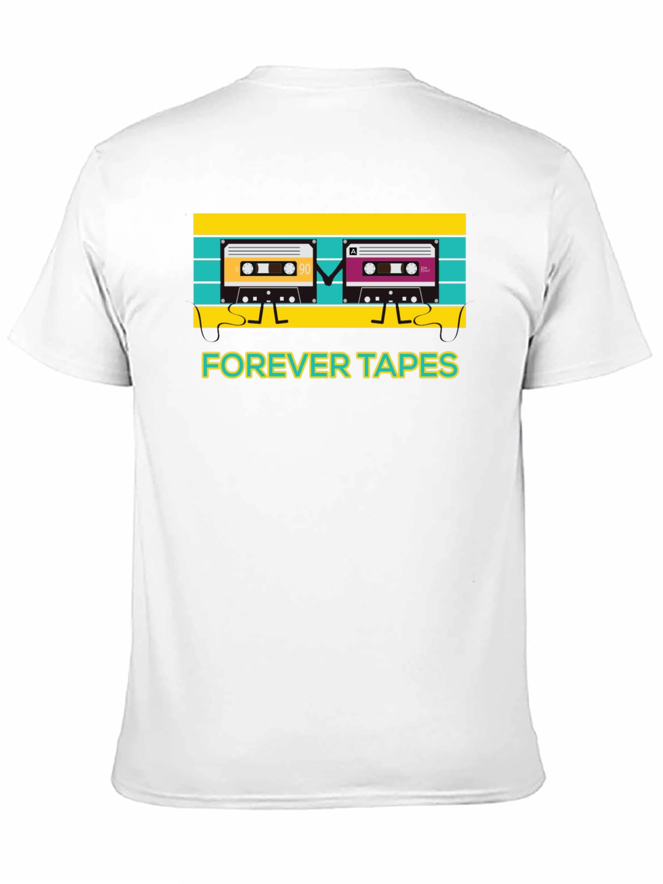 Retro Forever Tapes Graphic T-Shirt