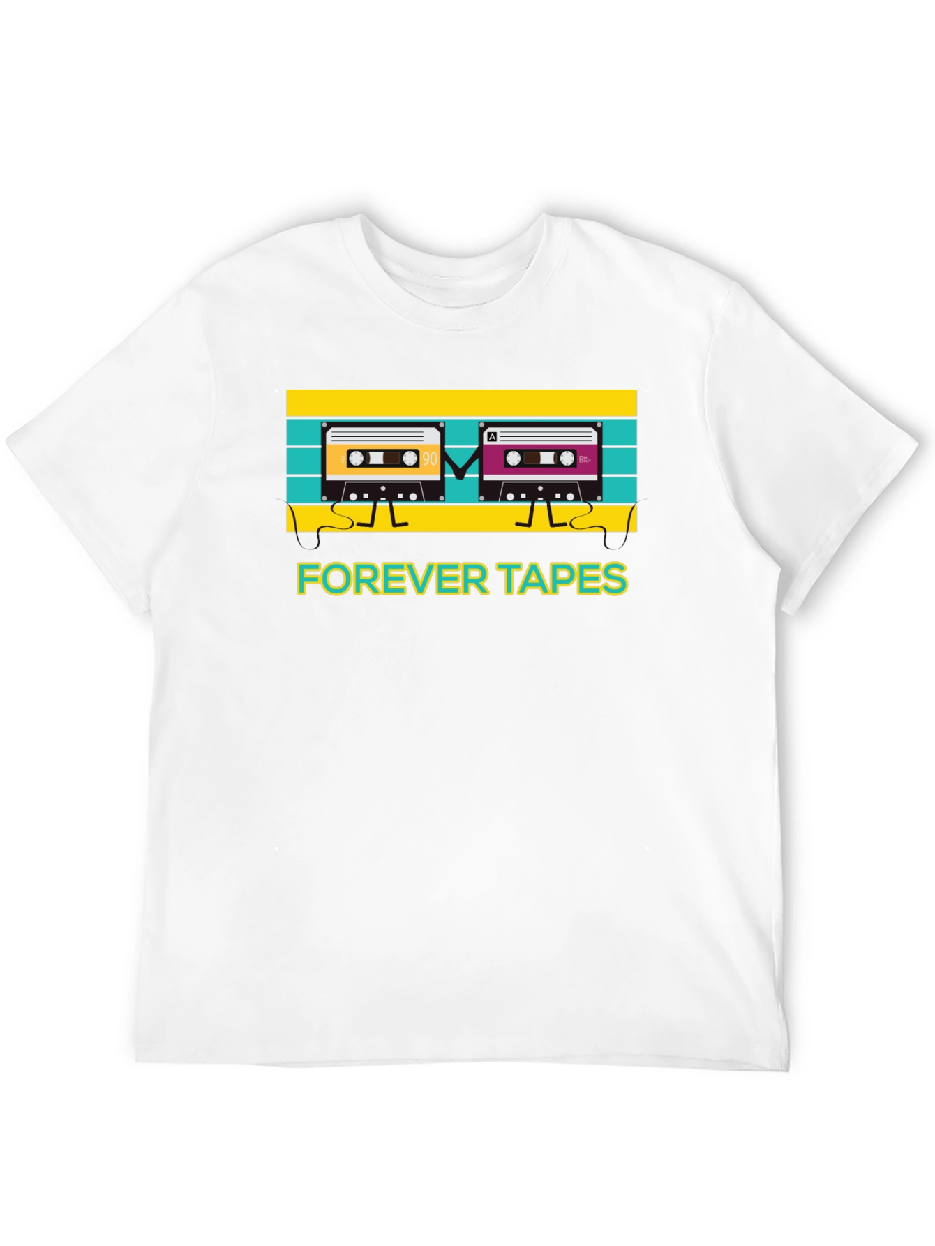 Retro Forever Tapes Graphic T-Shirt