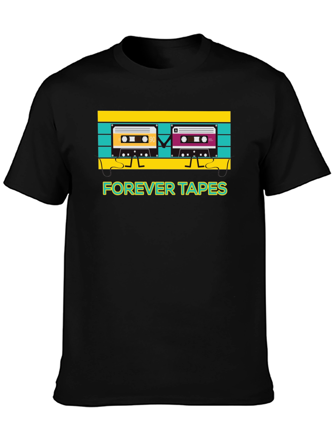 Retro Forever Tapes Graphic T-Shirt