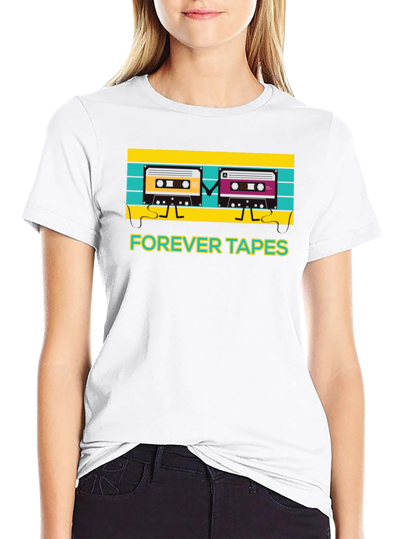 Retro Forever Tapes Graphic T-Shirt
