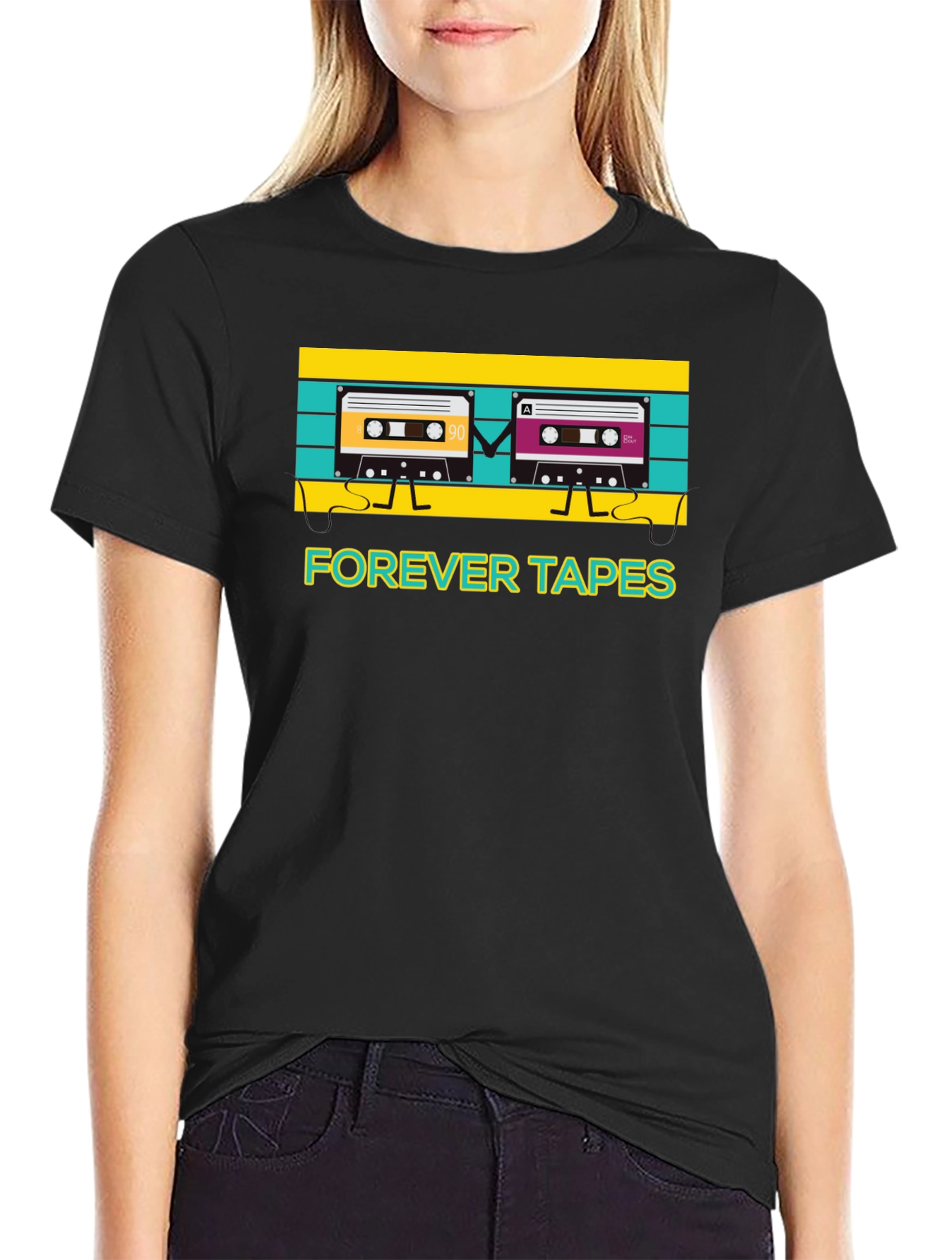 Retro Forever Tapes Graphic T-Shirt
