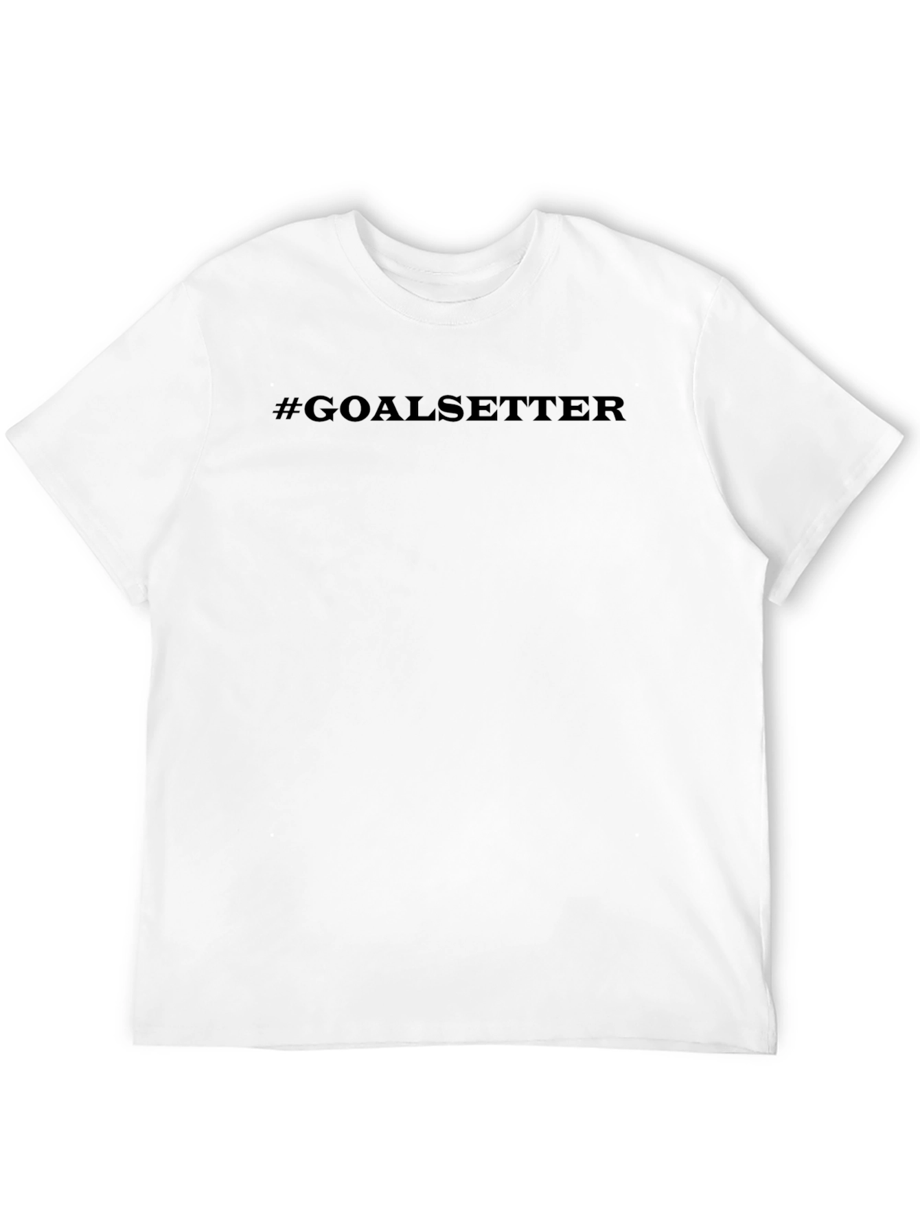 #Goalsetter Mens Black Graphic T-Shirt