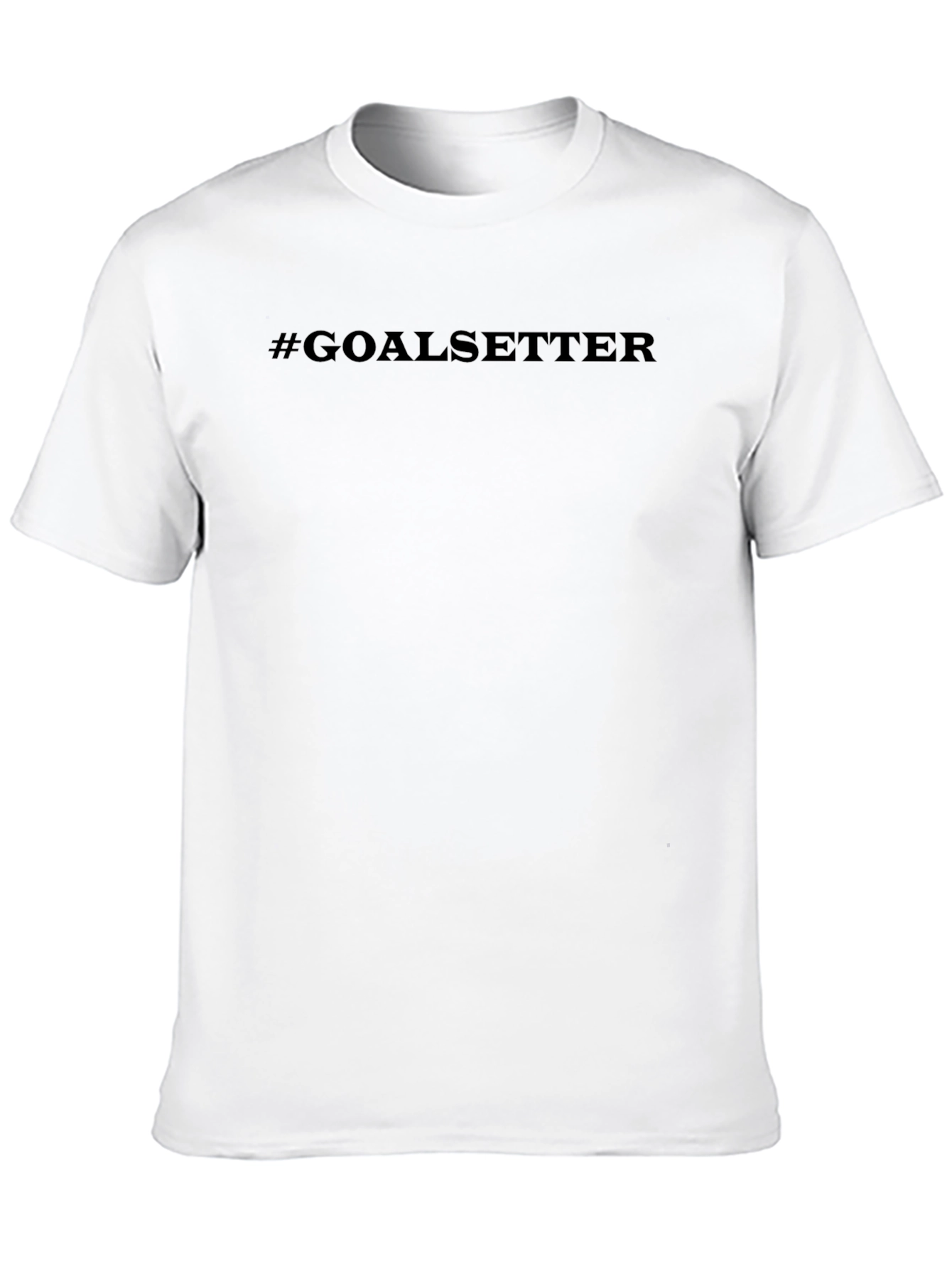 #Goalsetter Mens Black Graphic T-Shirt