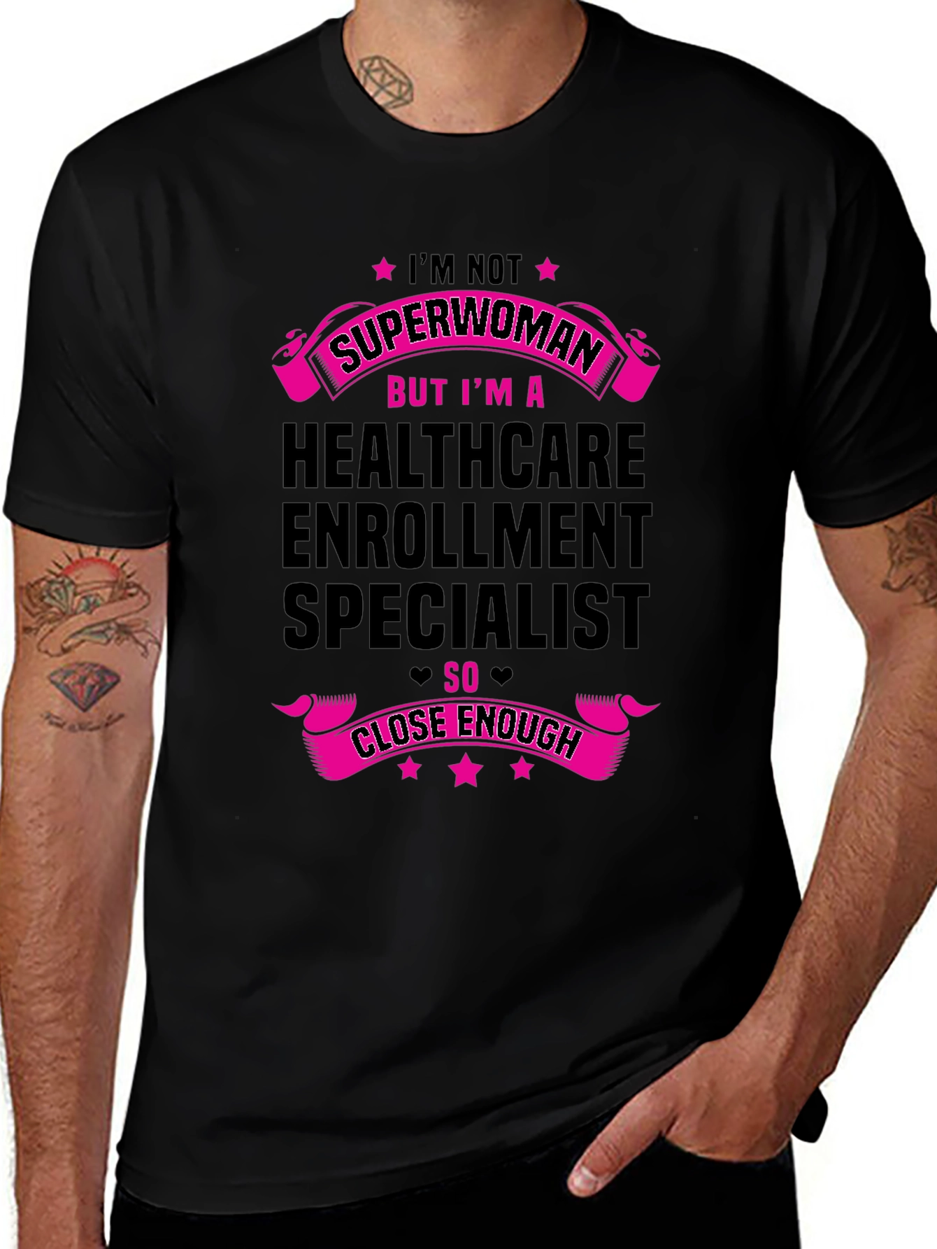 Healthcare Enrollment Specialist Superwoman T-Shirt