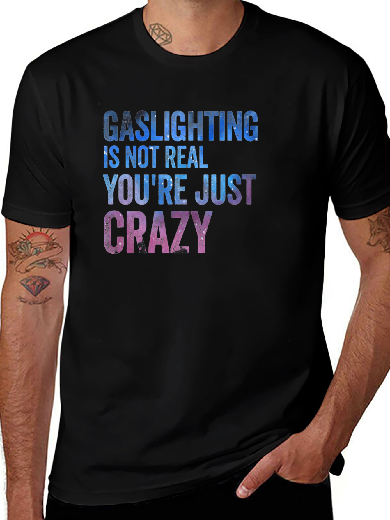 Gaslighting Humor Graphic T-Shirt