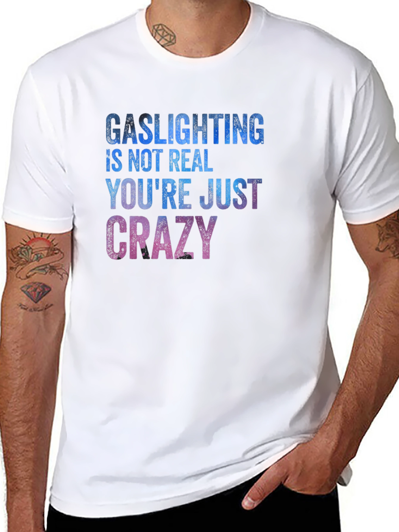 Gaslighting Humor Graphic T-Shirt