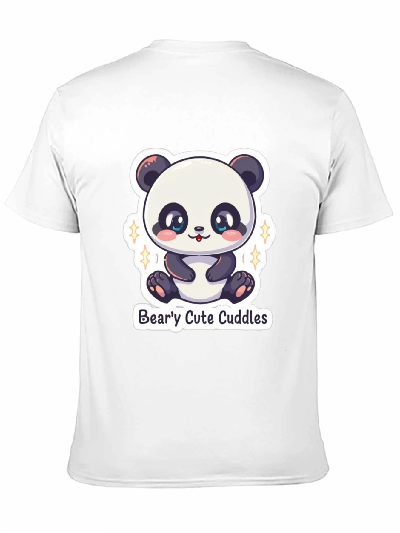Cute Panda Bear T-Shirt: Bearly Cute Cuddles