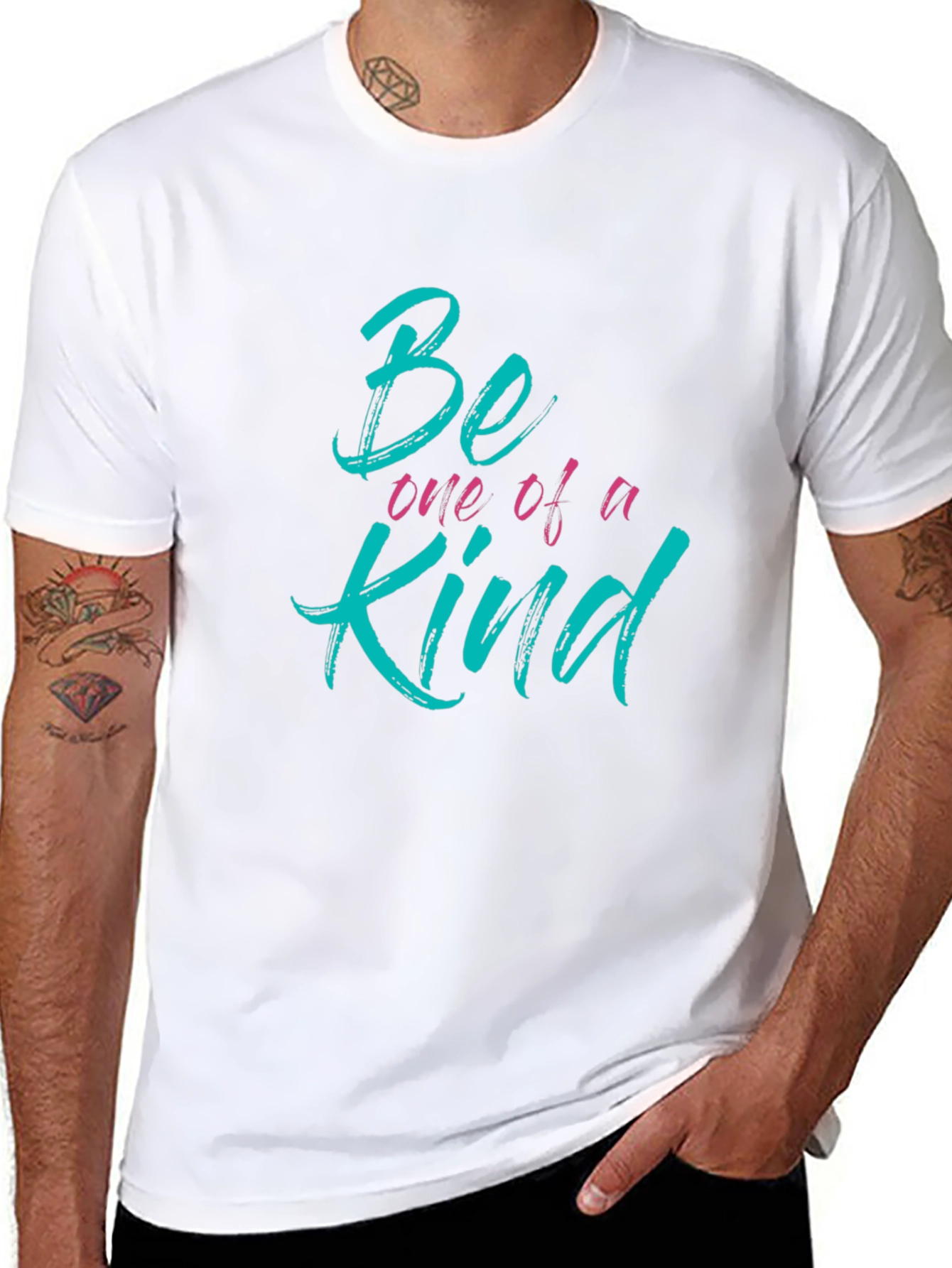 Be One of a Kind Graphic Black T-Shirt
