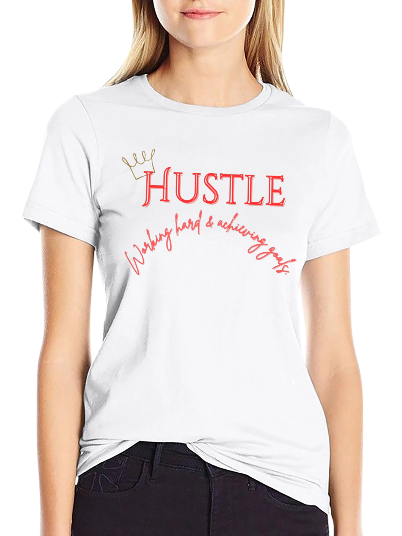 Hustle Graphic T-Shirt - Achieve Your Goals