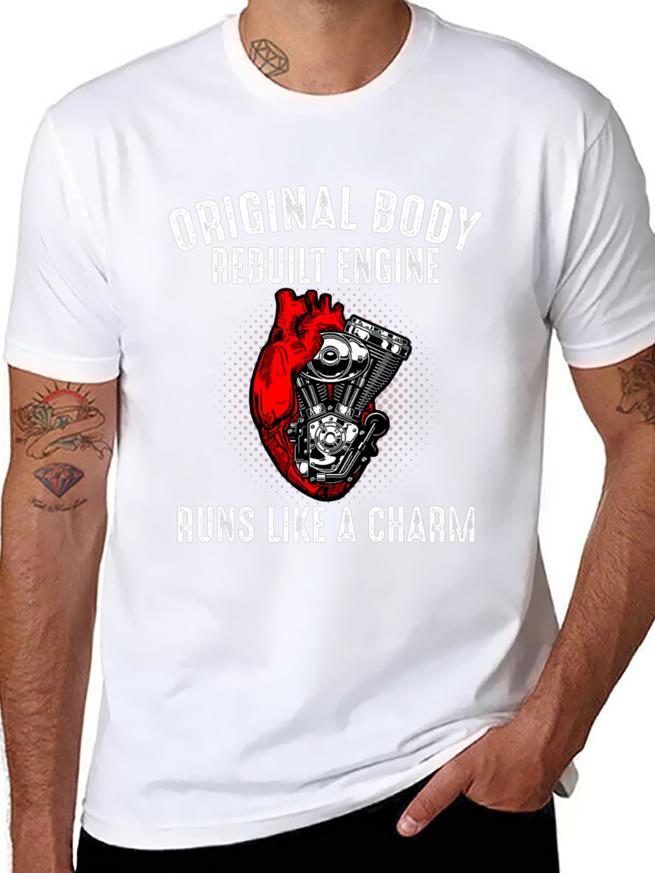 Original Body Rebuilt Engine Graphic Tee