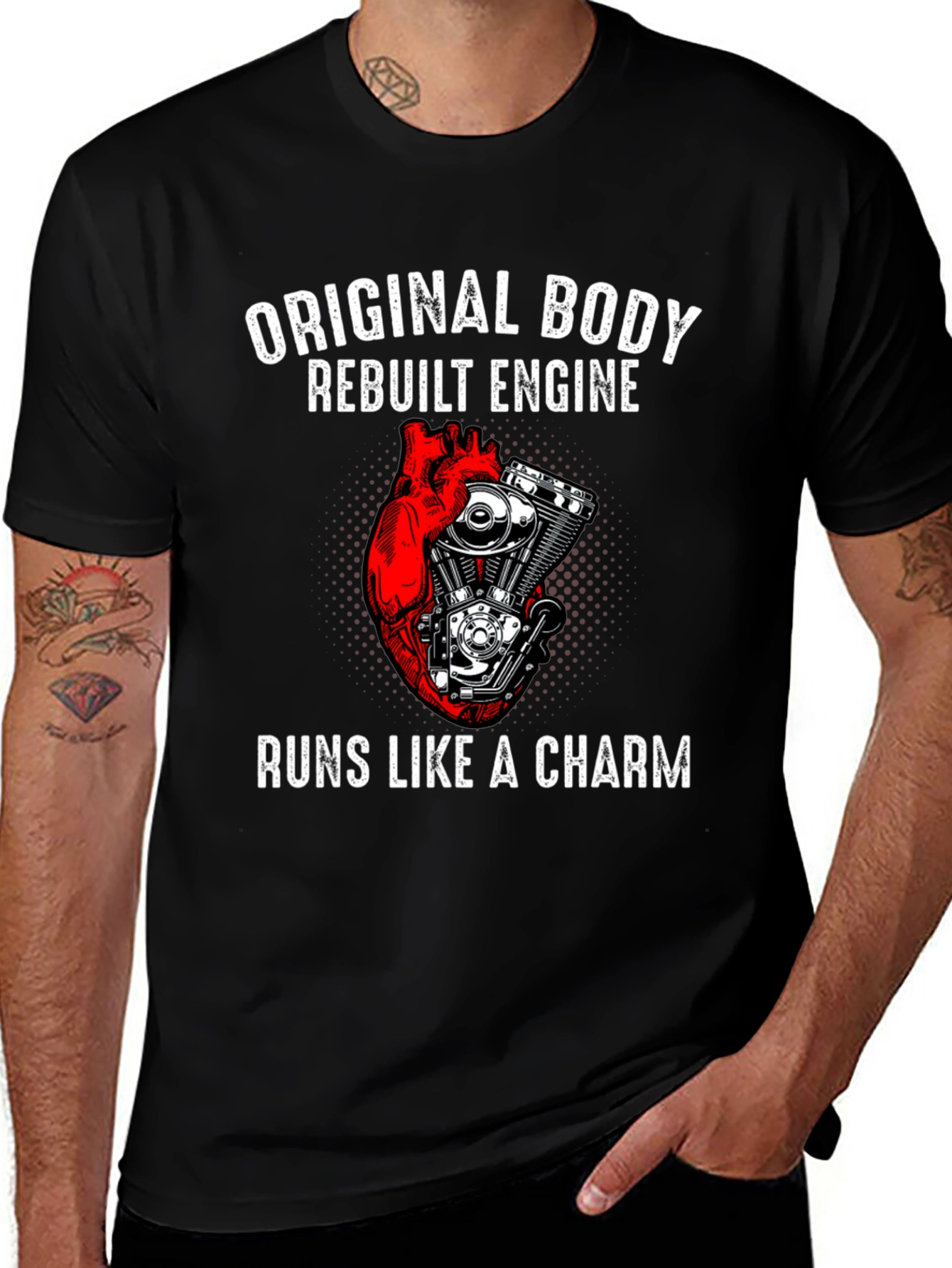 Original Body Rebuilt Engine Graphic Tee