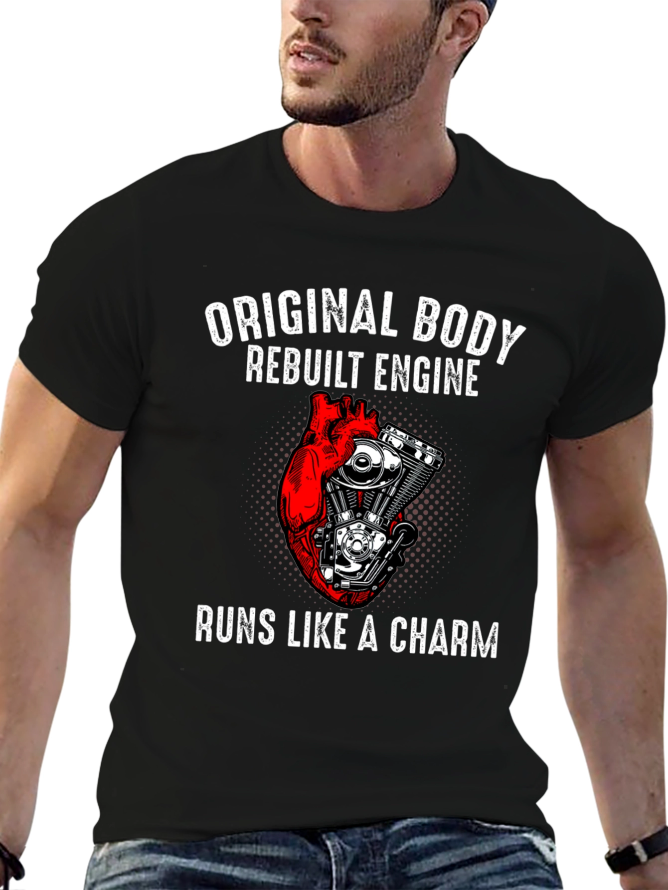 Original Body Rebuilt Engine Graphic Tee