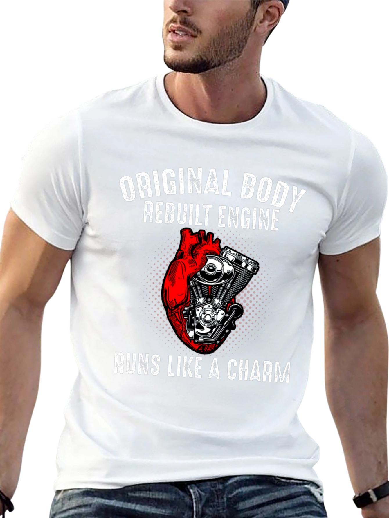 Original Body Rebuilt Engine Graphic Tee