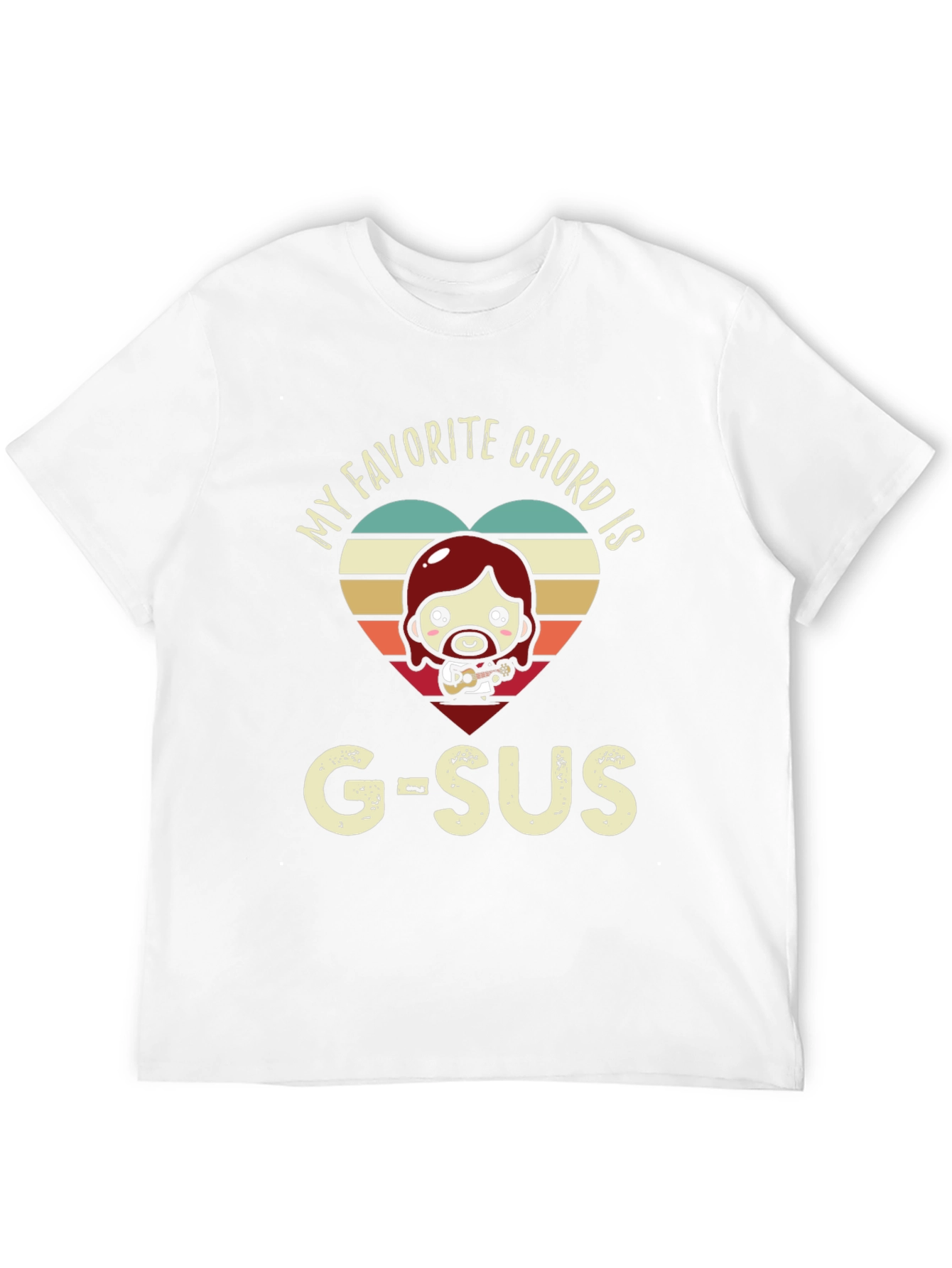 G-Sus Christian Guitarist Graphic Tee