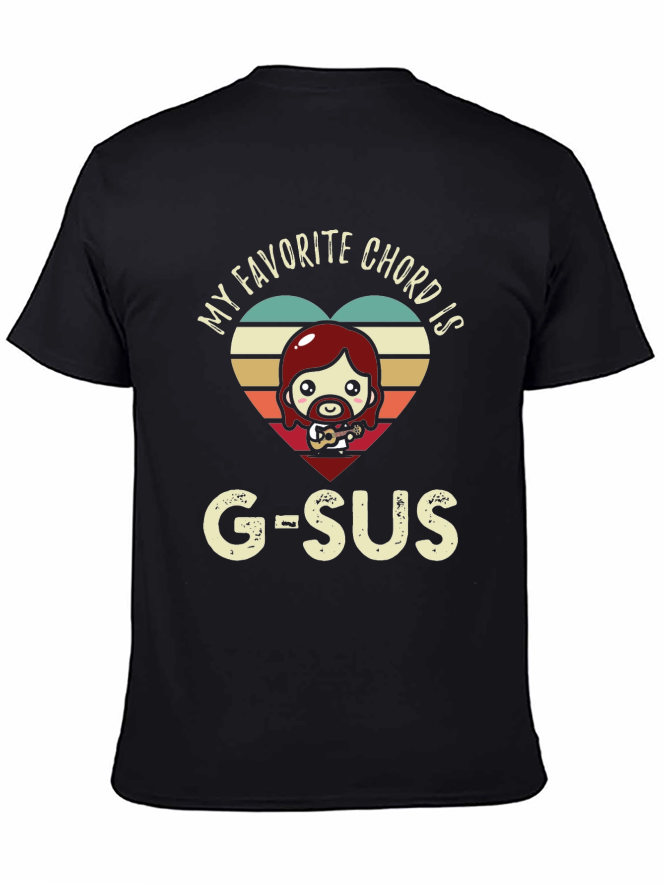 G-Sus Christian Guitarist Graphic Tee