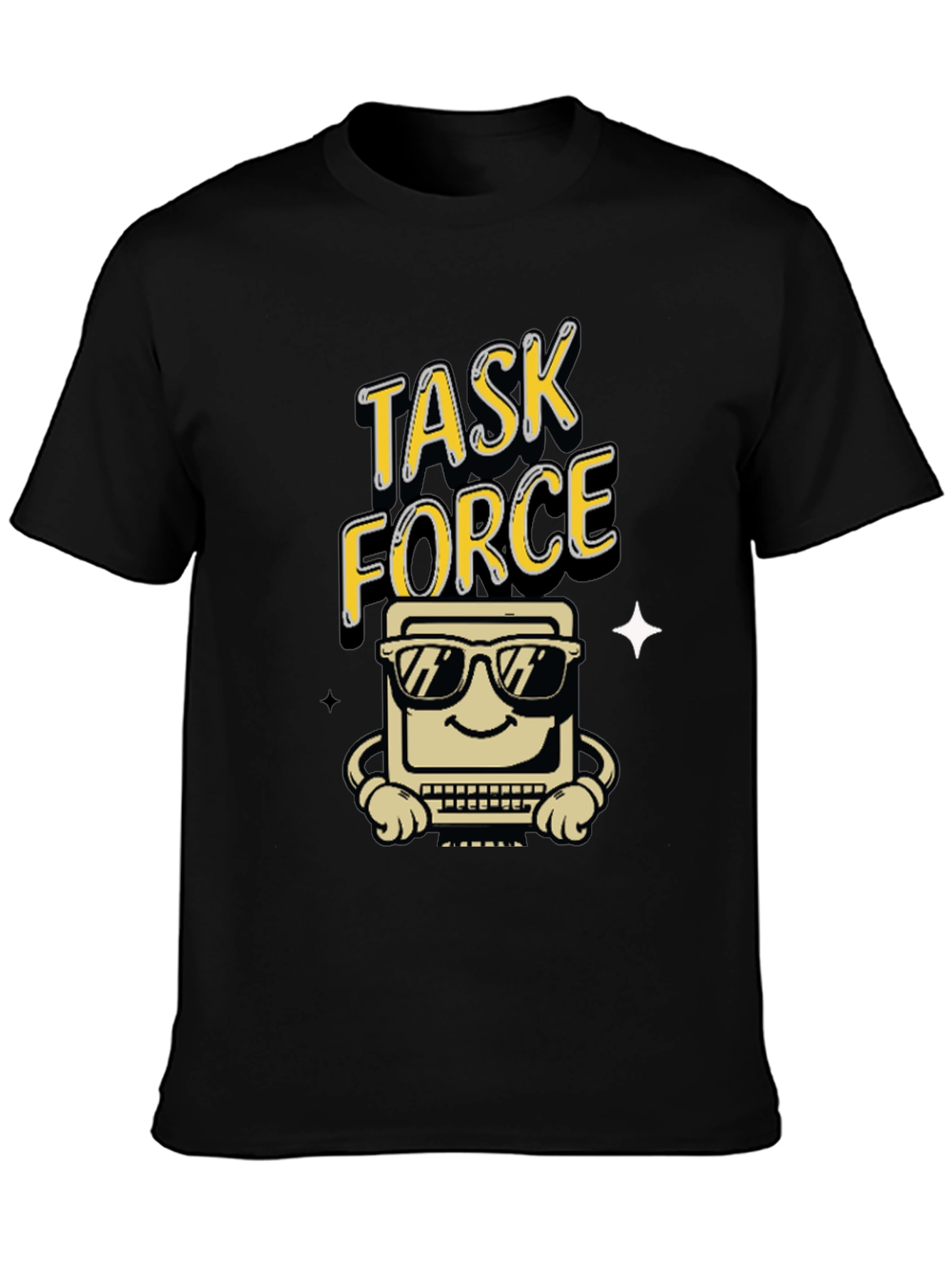 Task Force Computer Graphic Tee - Black