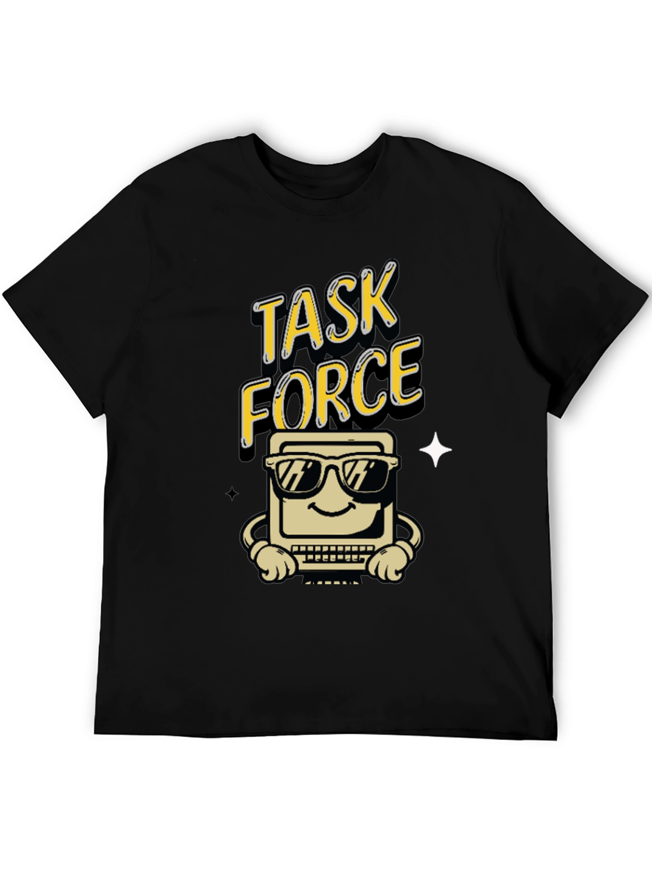 Task Force Computer Graphic Tee - Black
