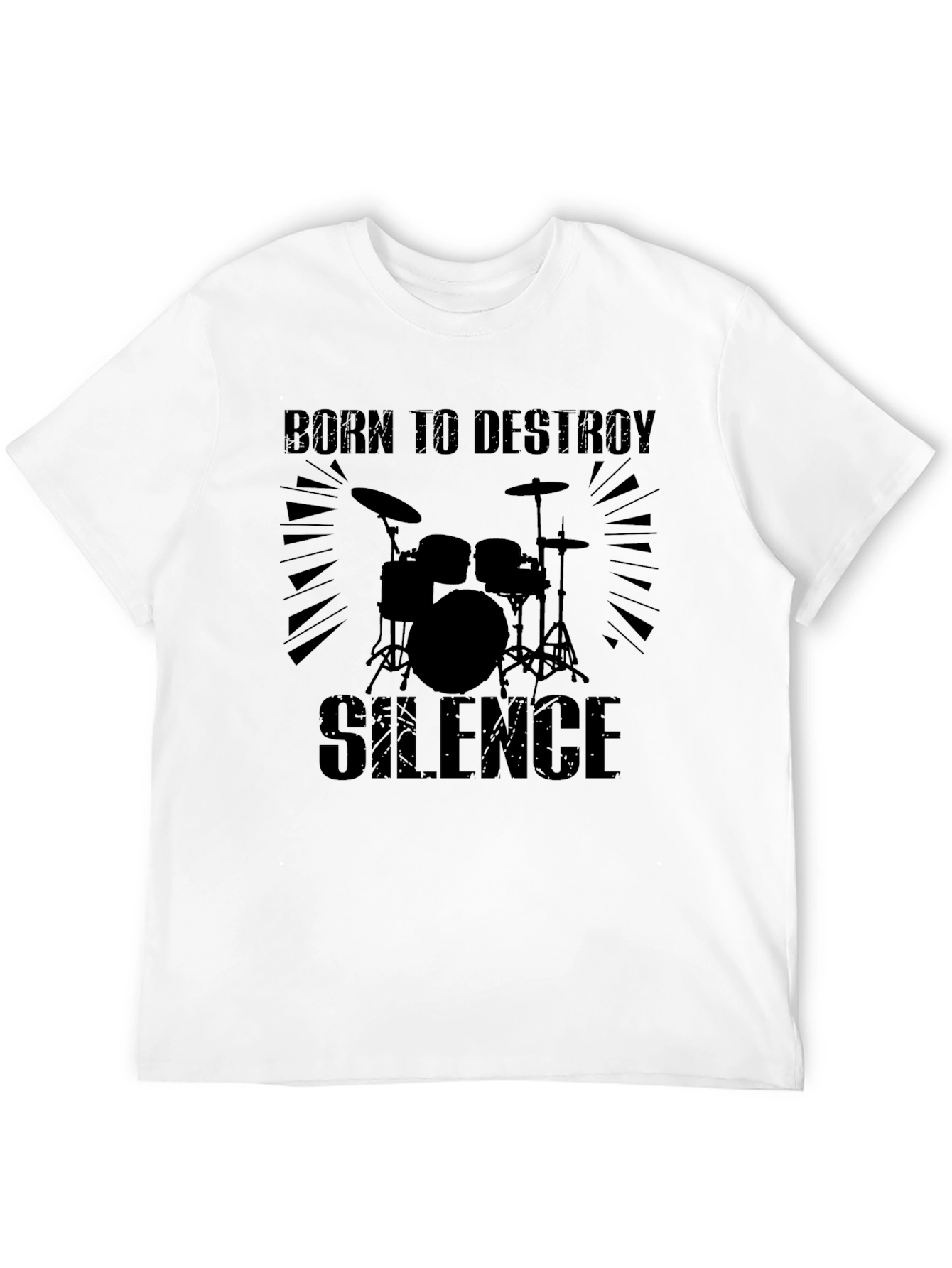 Born To Destroy Silence Black T-Shirt