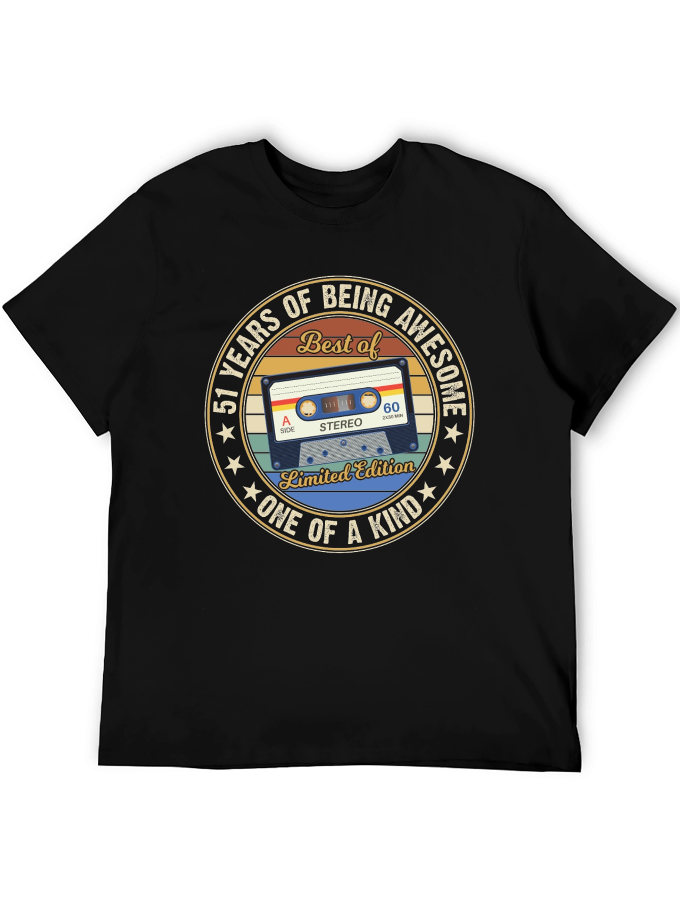 51st Birthday Cassette Tape T-Shirt