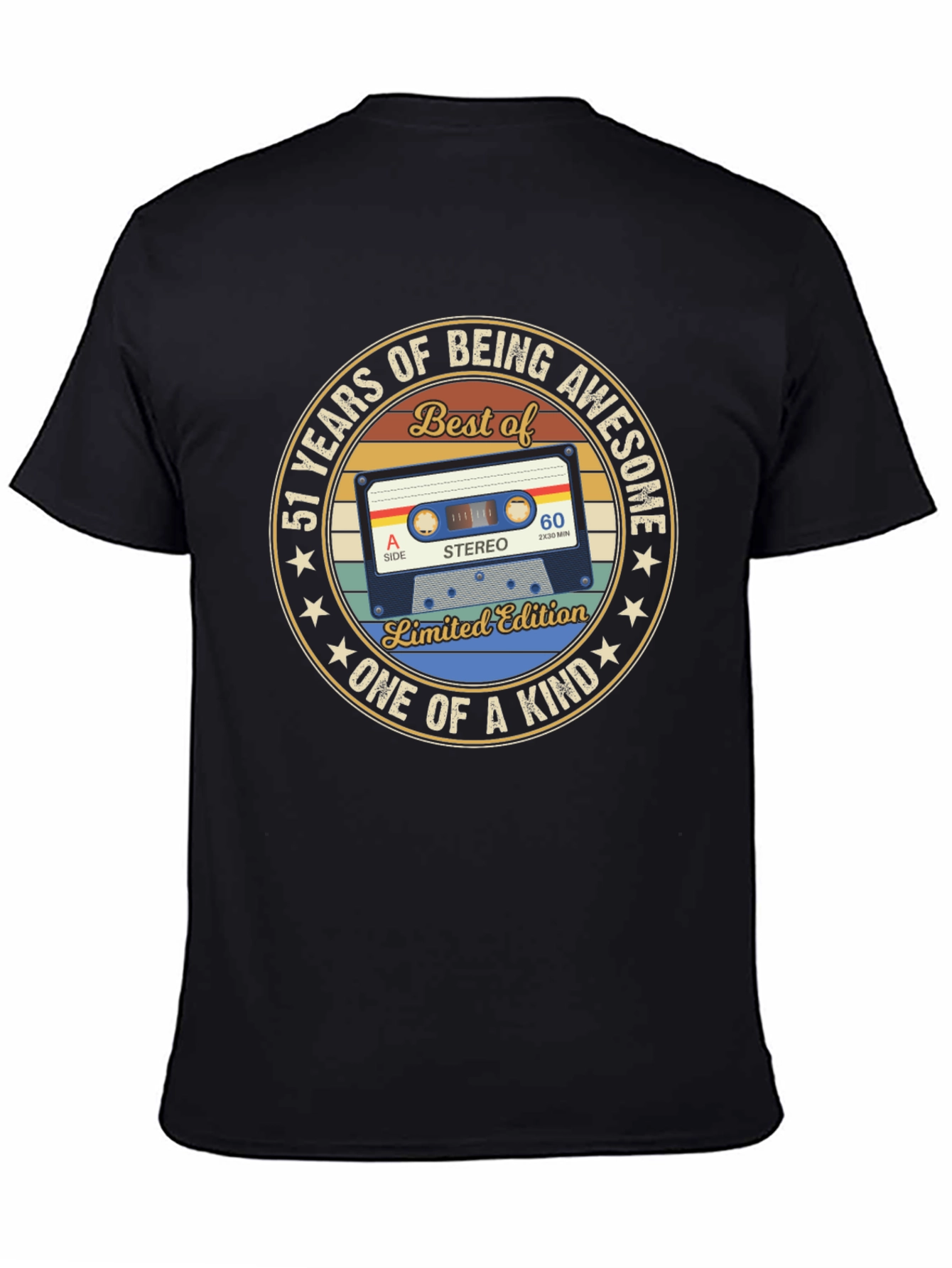 51st Birthday Cassette Tape T-Shirt