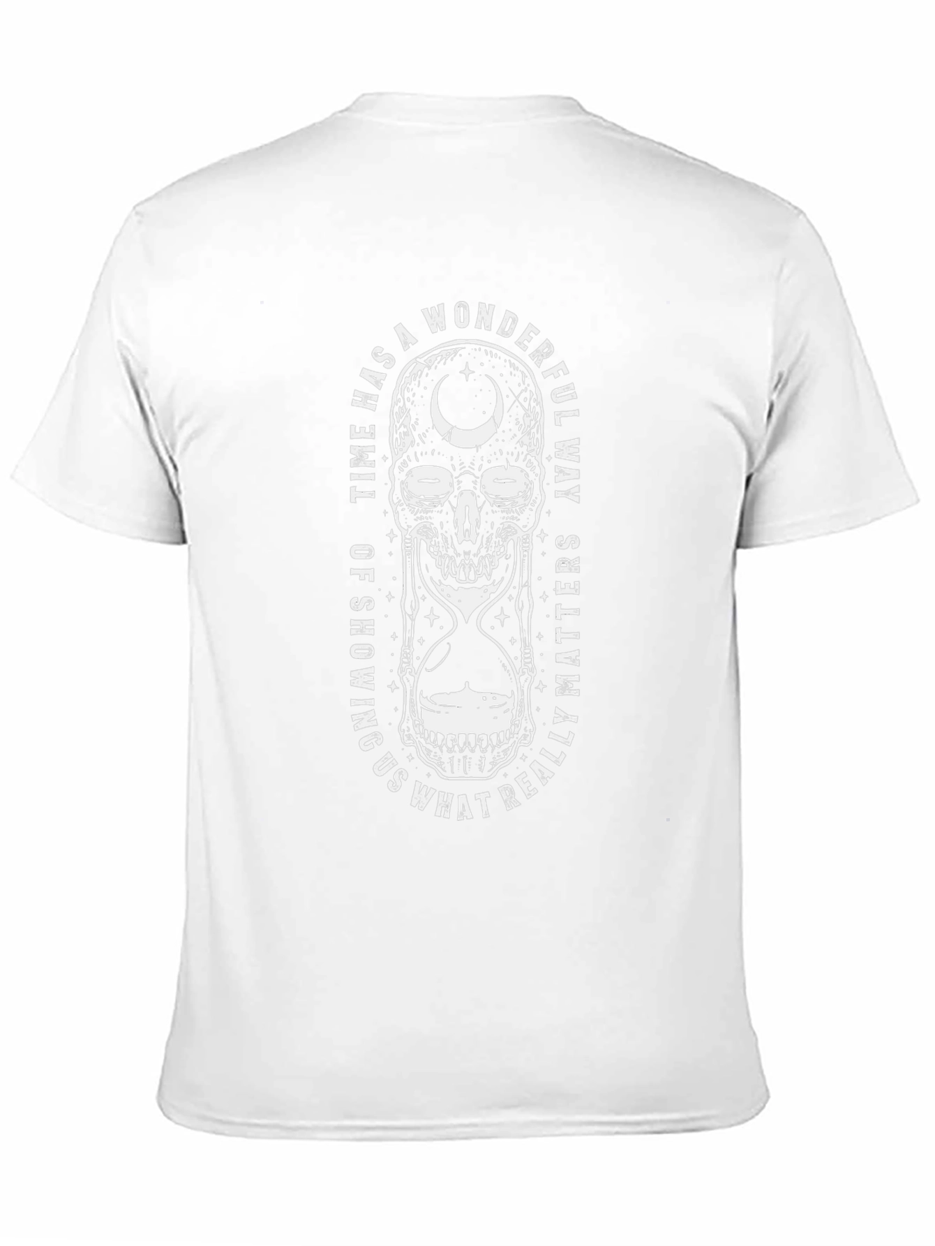 Skull Hourglass Graphic Tee - Wonderful Way Matters